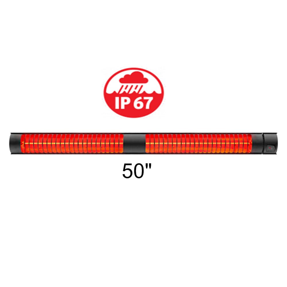 RADtec Torrid Series 50 Inch 4000W 240V Electric Infrared Heater - Indoor/Outdoor Commercial & Residential Heating for Warehouses, Garages, Patios (50 TOR INF HT)