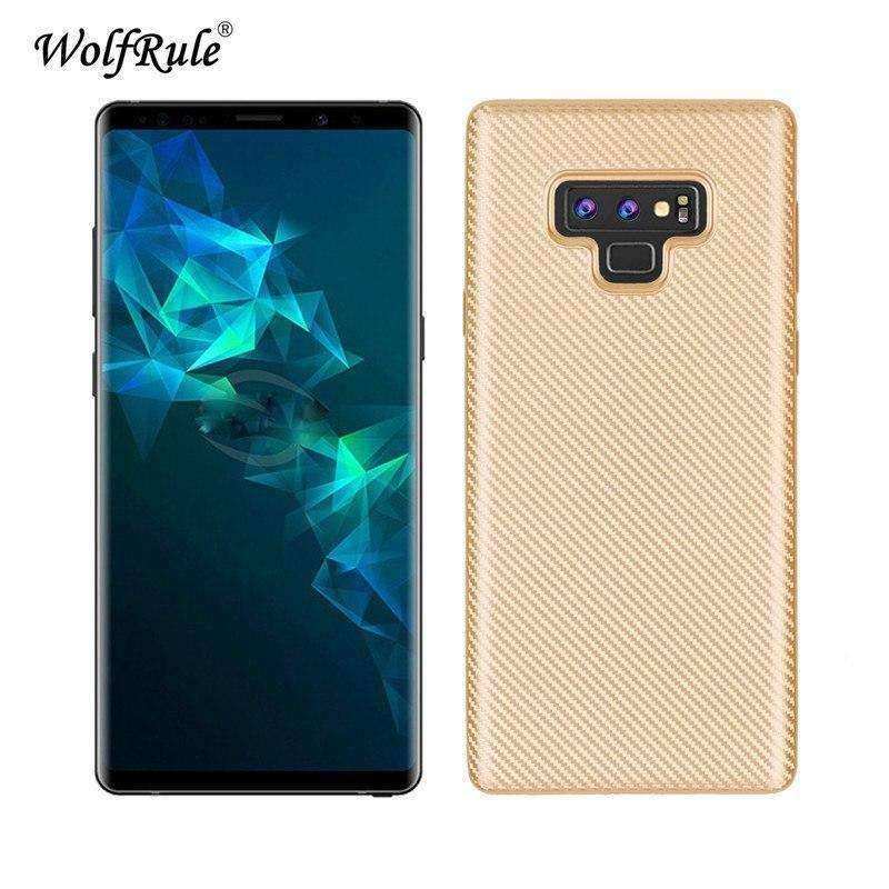 Premium WolfRule Galaxy Note 9 Luxury Soft TPU Case - Shockproof Full Body Protection Cover for Samsung Galaxy Note 9 - Perfect for Daily Use, Travel & Outdoor Activities