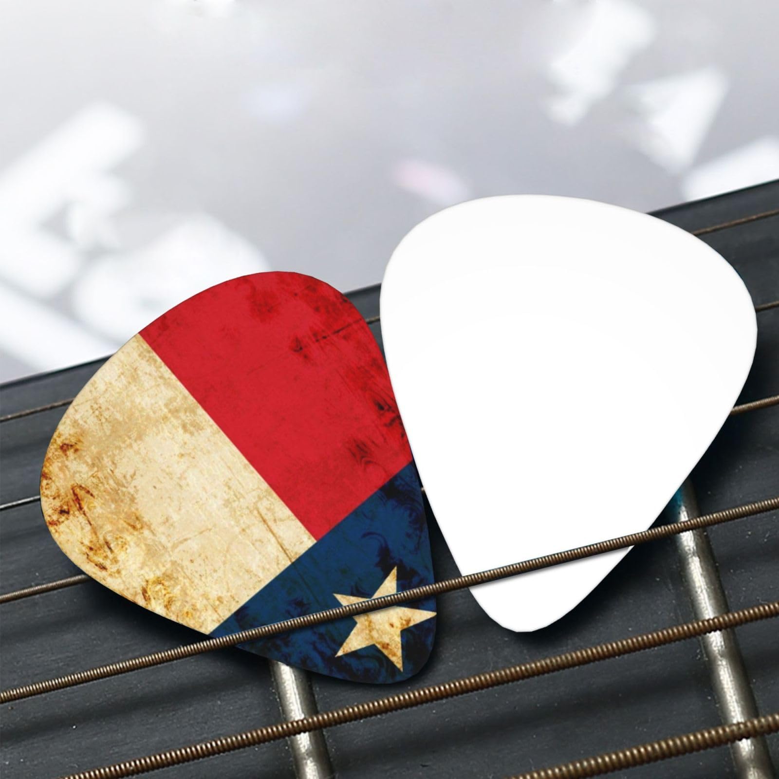 12-Pack Classic Guitar Picks for Electric Guitar, Acoustic Guitar, Mandolin & Bass - Standard Size, Texas Style - Perfect for Live Performances, Studio Recording & Practice Sessions