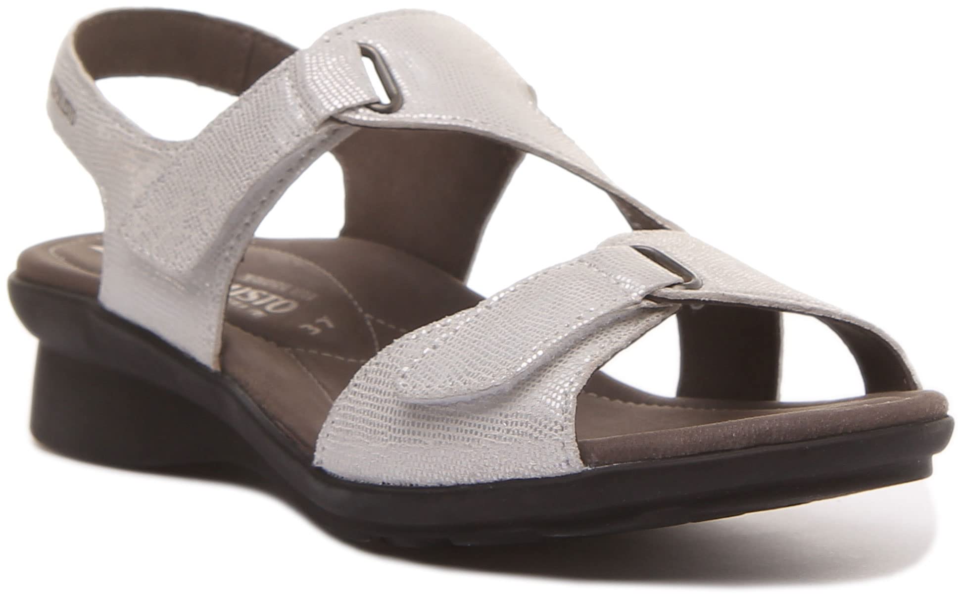 Mephisto Women's Paris Ankle Strap Sandals - Comfortable White Leather Summer Shoes Size 6 M US - Perfect for Beach, Vacation & Casual Outings