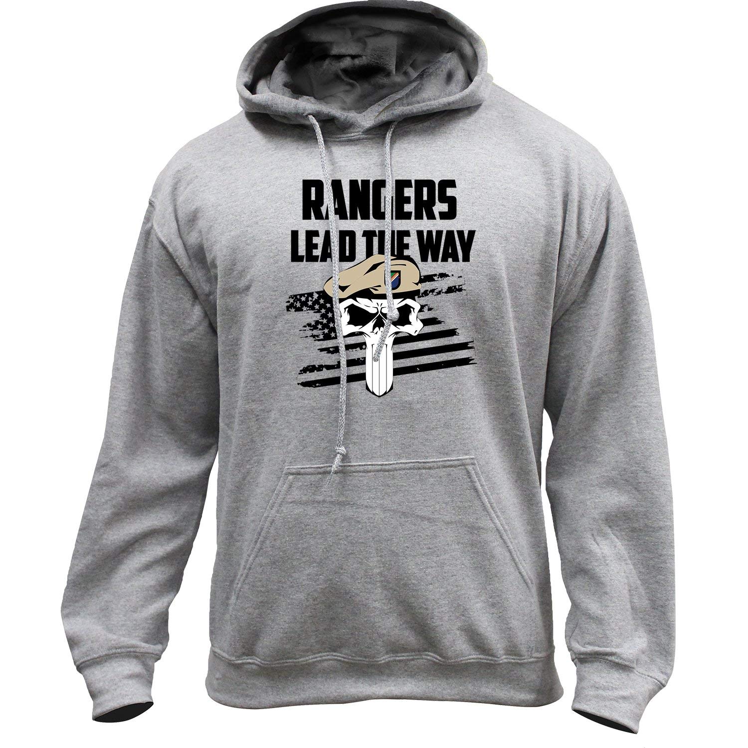 Rangers Lead The Way Pullover Hoodie - Military Inspired Sweatshirt for Men & Women | Comfortable Casual Wear for Outdoor Activities, Gym & Everyday Use