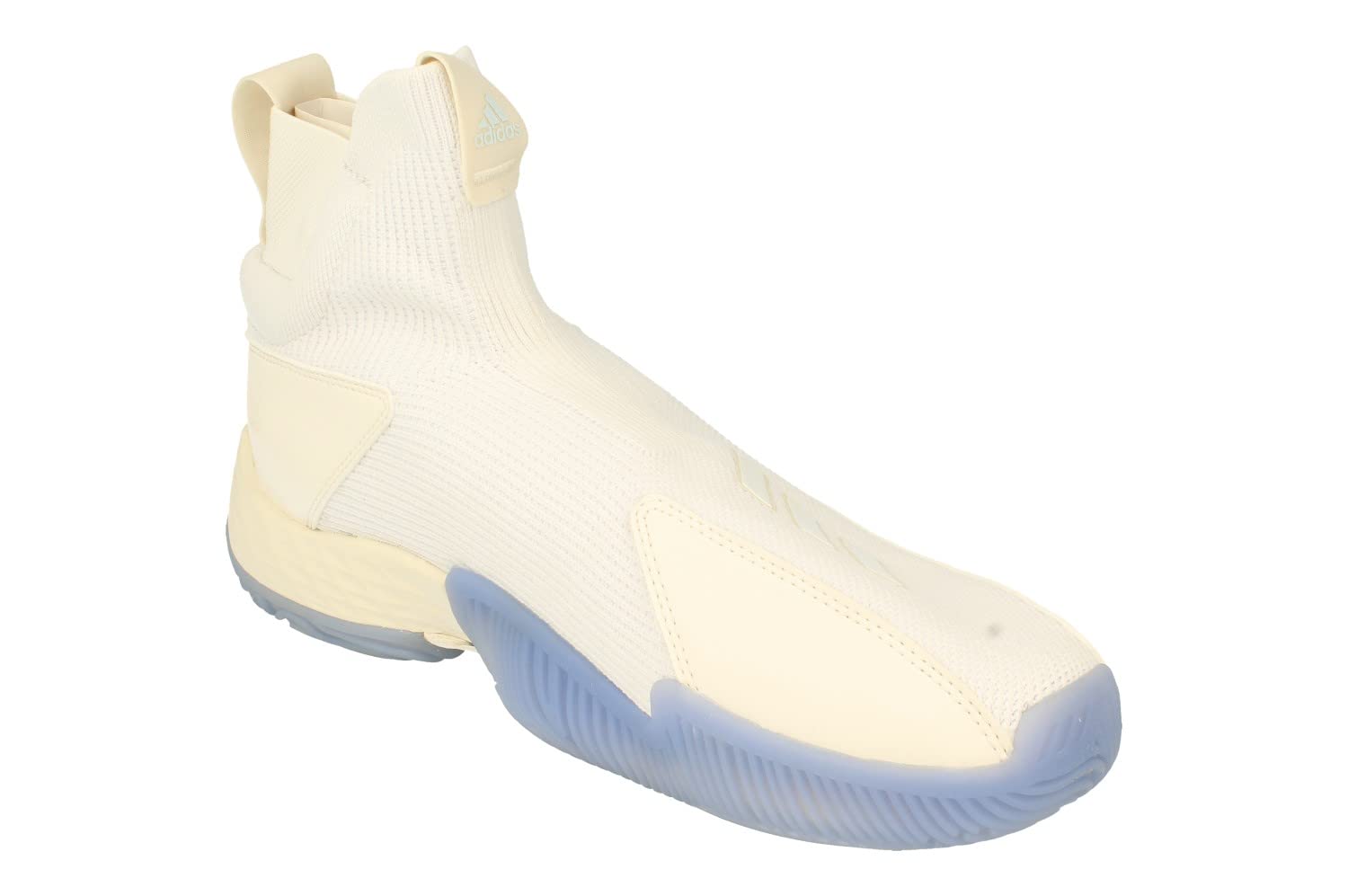 Adidas N3XT L3V3L 2020 Men's Basketball Shoes - White/Sky (UK 11.5 US 12 EU 46 2/3) | High-Performance Basketball Sneakers for Indoor & Outdoor Courts | Style FW8577