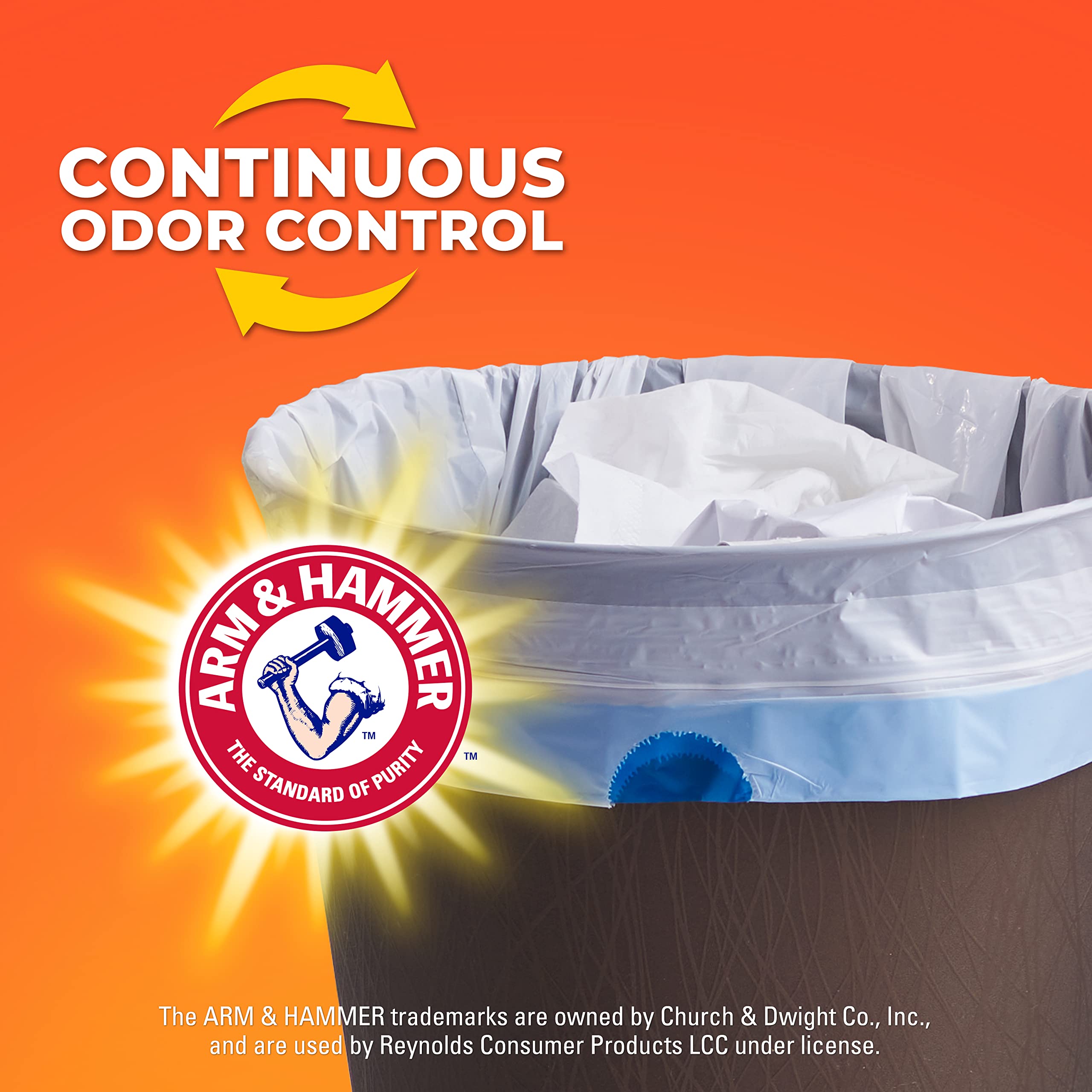 Hefty Small Trash Bags with Fabuloso Scent | 4 Gallon, 52 Count | Perfect for Bathrooms, Offices & Small Waste Bins