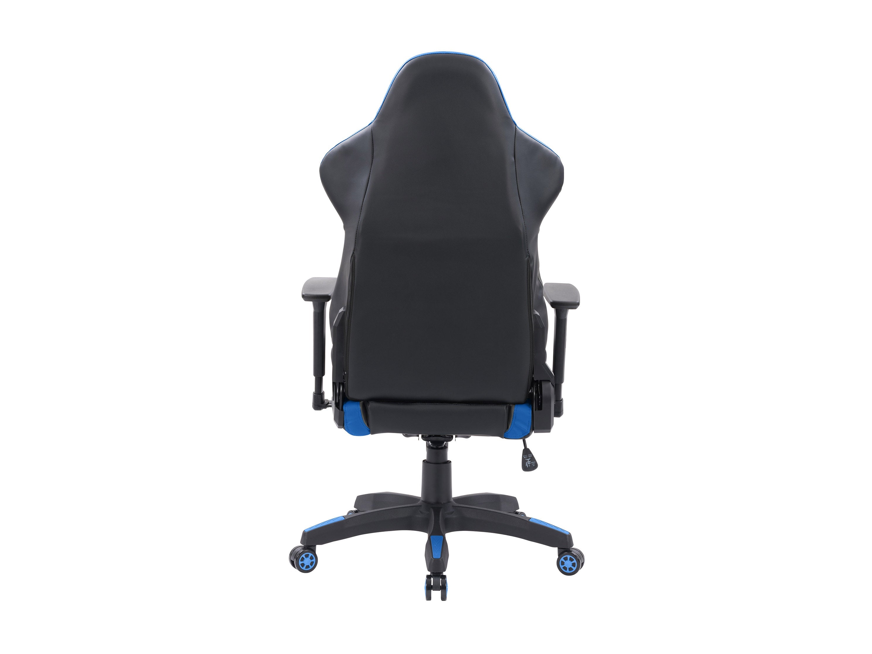 Premium Black and Blue Gaming Reclining Chair - Ergonomic Racing Style Video Game Chair with Lumbar Support - Perfect for PC Gaming, Console Gaming, and Home Theater Relaxation