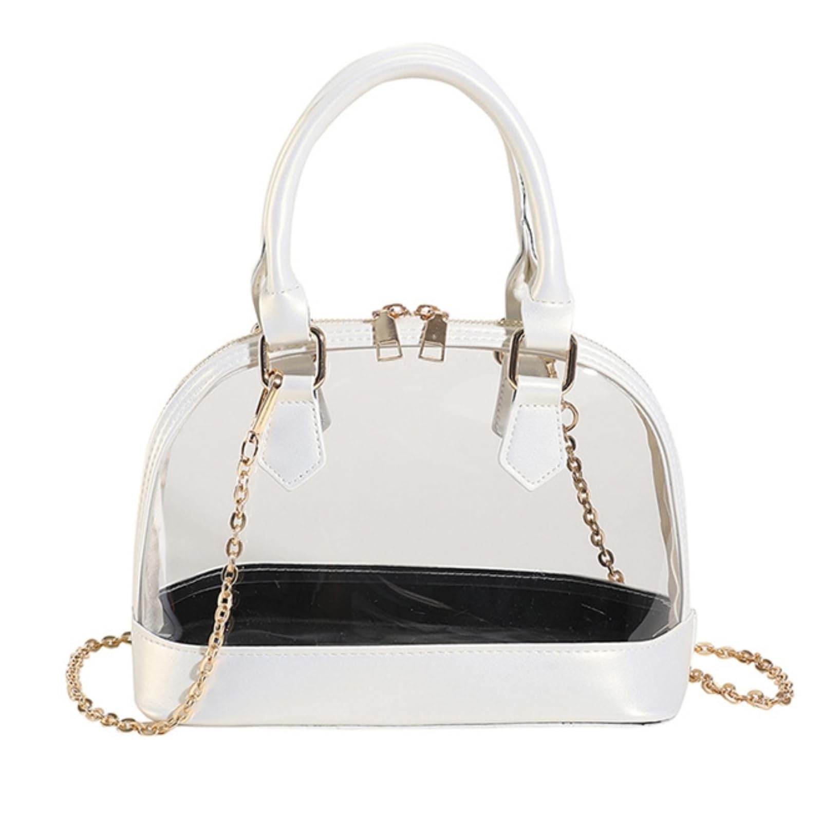 Stadium Approved Clear Crossbody Bag for Women - Transparent Shoulder Purse for Concerts, Sports Events & Festivals | Perfect for Security Checks & Hands-Free Convenience