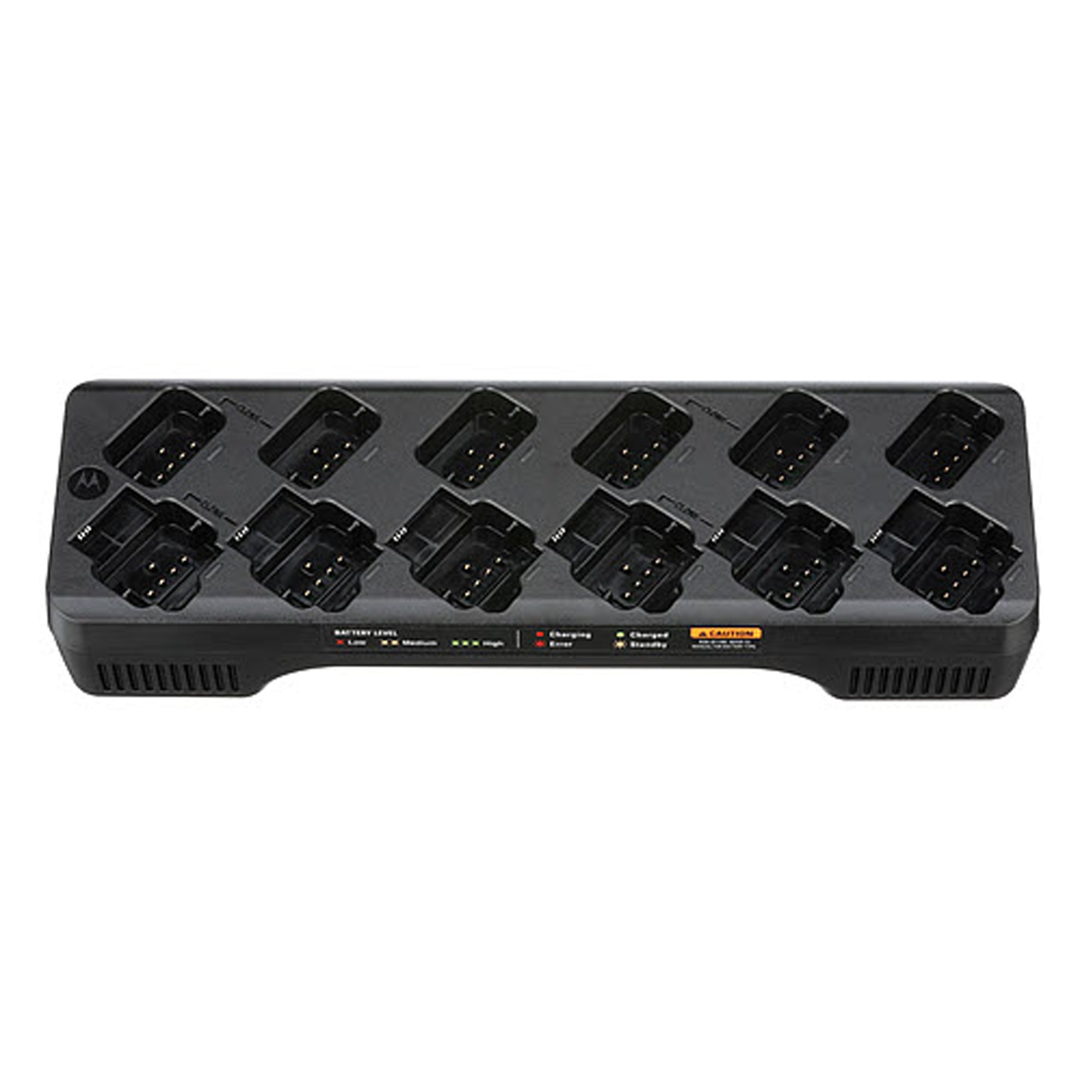 Motorola PMLN7136 DLR 12-Pocket Multi-Unit Charger (MUC) - Fast Charging Station for Two-Way Radios - Perfect for Police, Security & Business Communications
