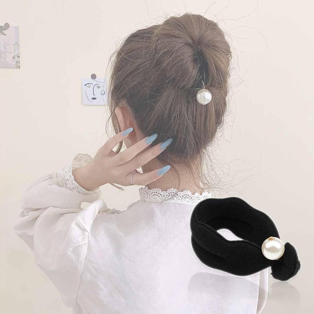 PLABBDPL Magic Chignon Hair Styling Tool, 2-Pack Donut Bun Maker for Women, DIY Hair Accessories for Easy Updos – Perfect for Weddings, Parties & Everyday Hairstyles
