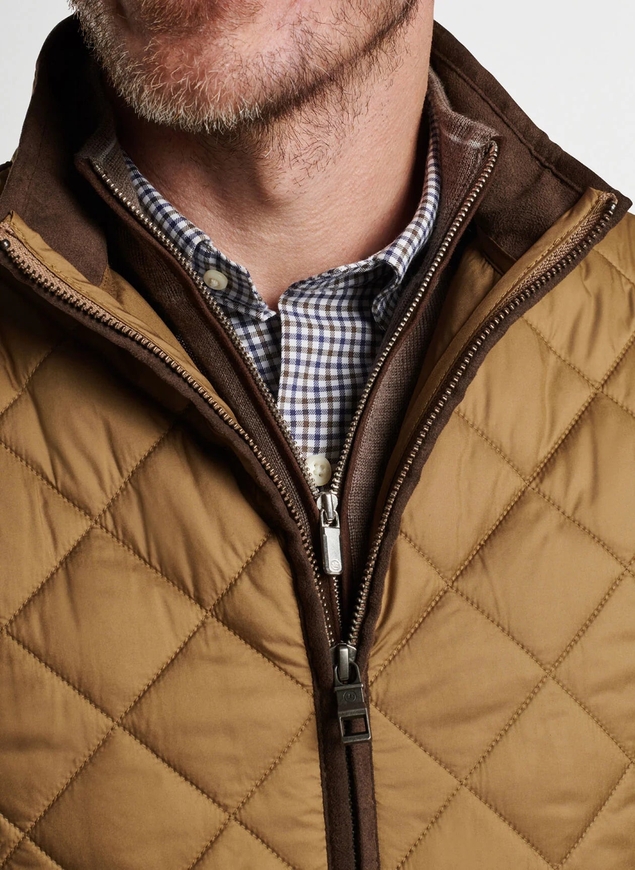 PETER MILLAR ESSEX Quilted Vest for Men - Lightweight, Warm, and Stylish - Perfect for Outdoor Activities, Casual Wear, and Layering in Fall & Winter