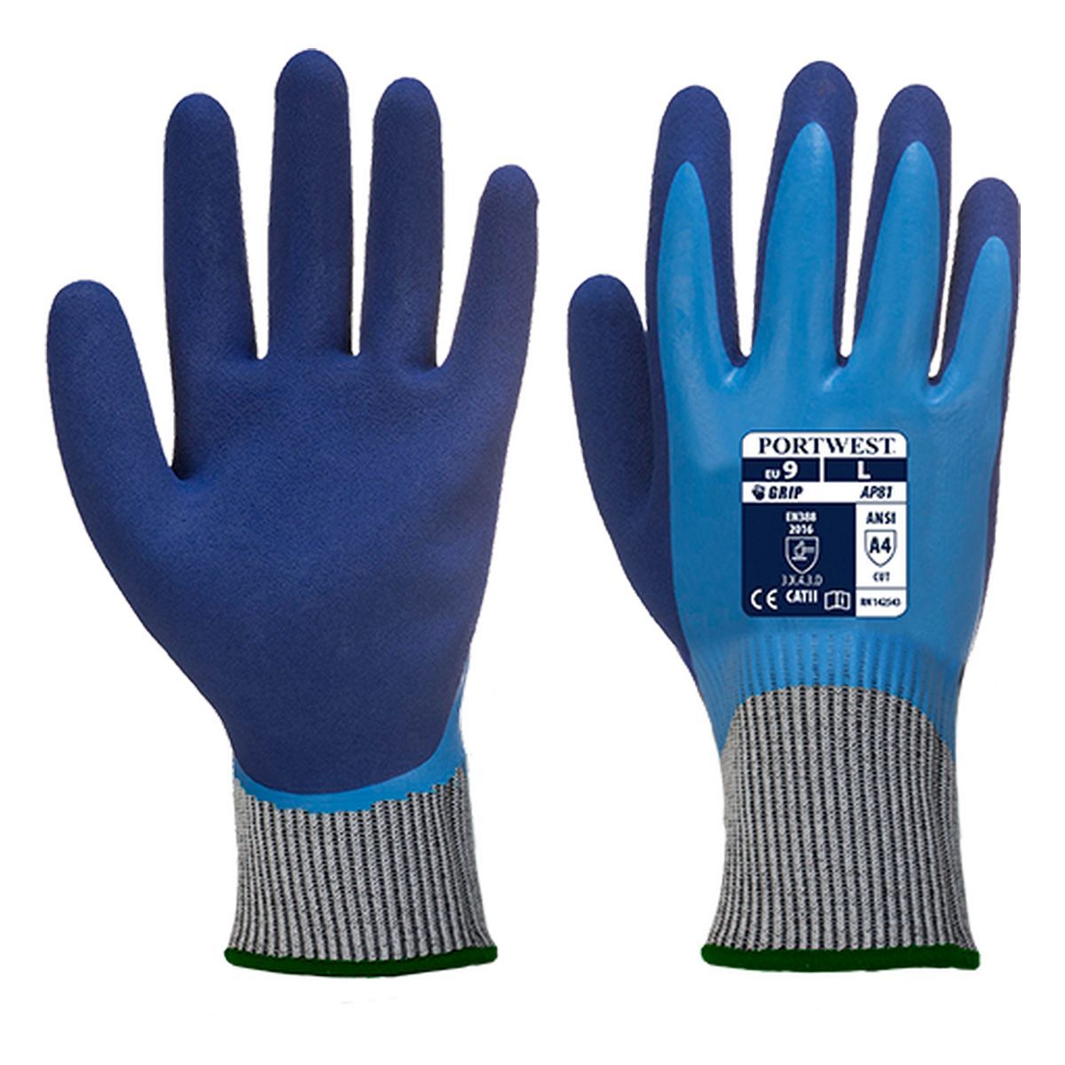 Style AP81 Liquid Pro HR Cut-Resistant Gloves - High Performance Cut Protection for Construction, Food Handling & Industrial Work