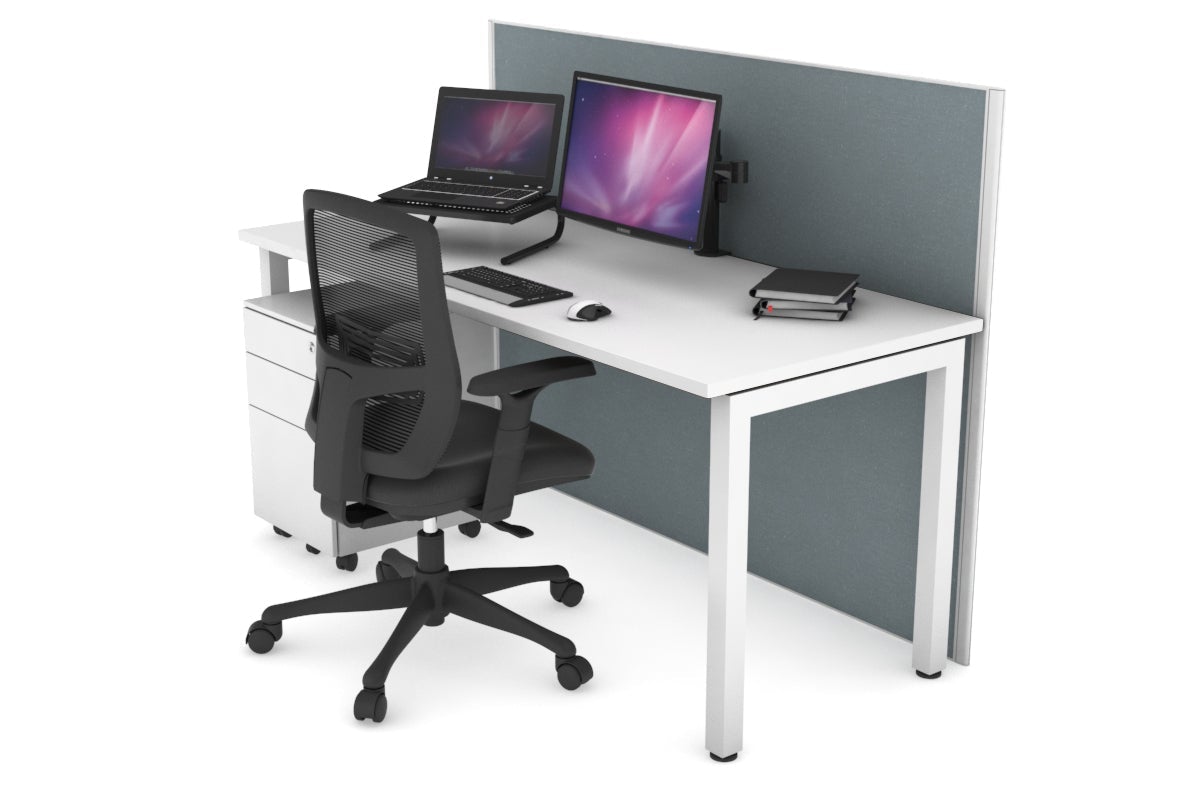 Horizon Quadro Square Legs Office Desk - 70.8