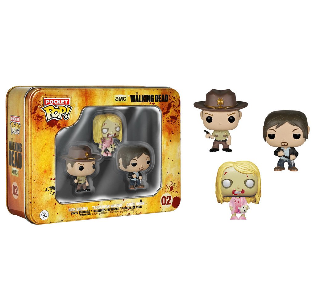 The Walking Dead Pocket Pop! Tins - Funko Collectible Figures for Fans | Perfect for Home Decor, Office Display & Gift Giving