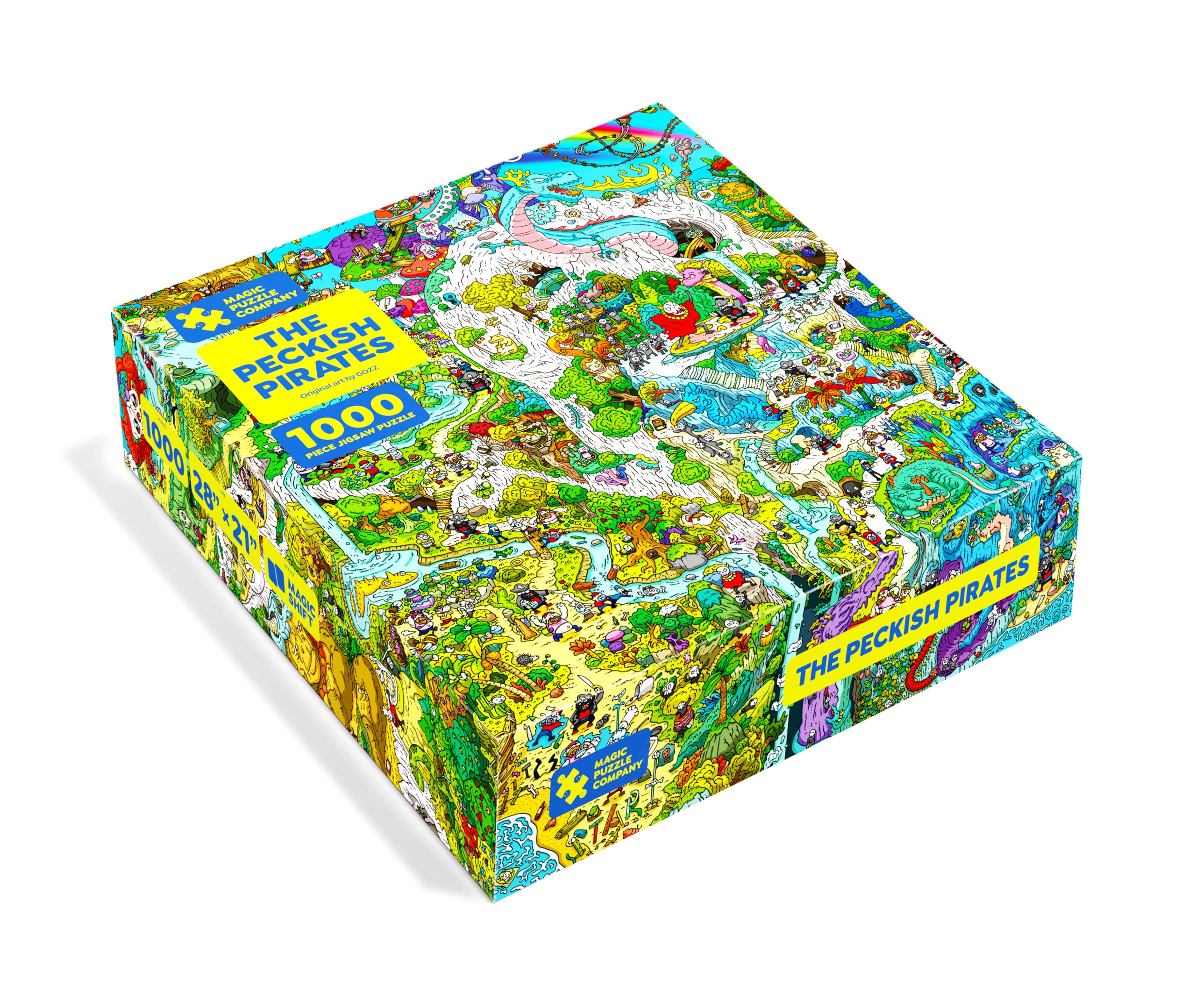The Peckish Pirates 1000-Piece Jigsaw Puzzle - Magic Puzzle Company Series 4 | Fun Family Game Night Activity & Brain Teaser Challenge