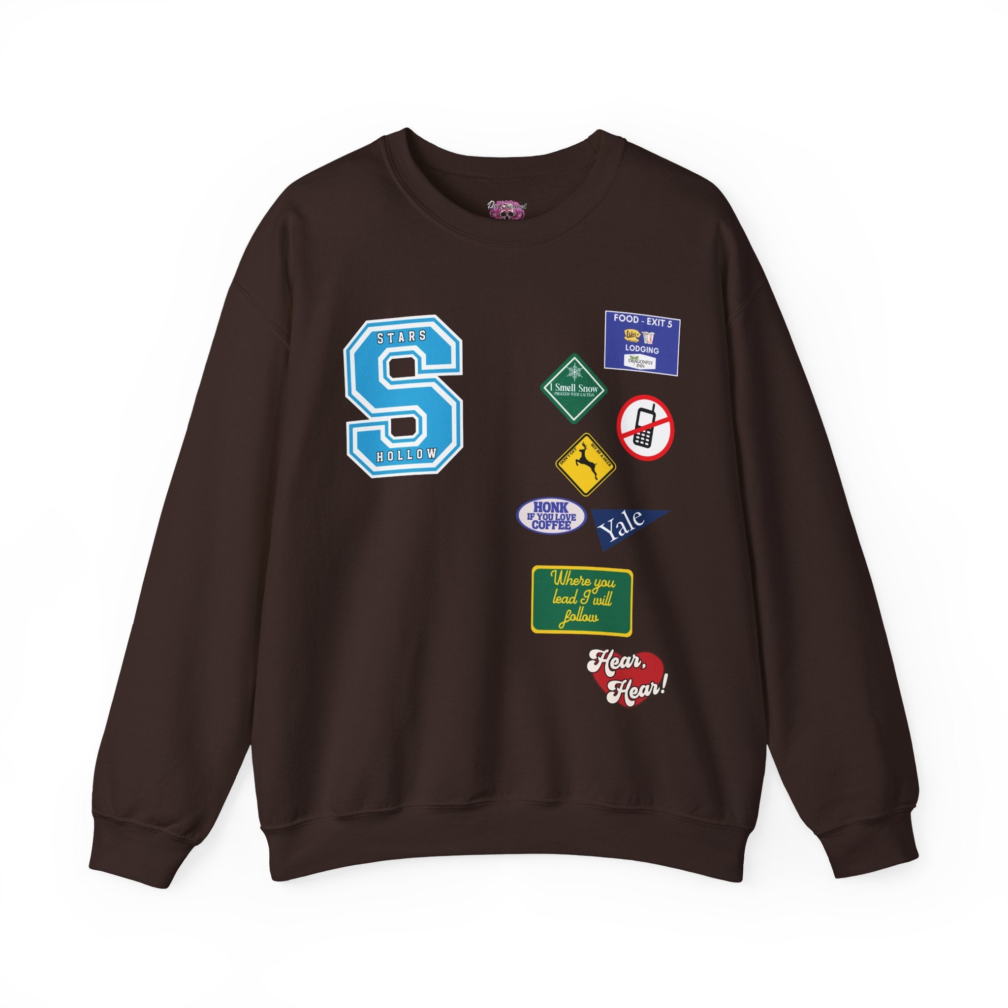 Stars Hollow Roadtrip Crewneck Sweatshirt | Comfortable Casual Pullover for Men & Women | Perfect for Travel, Road Trips & Cozy Outings