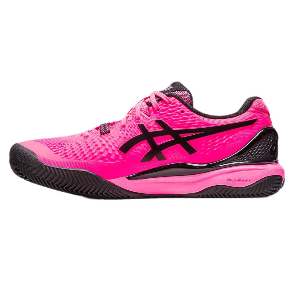 ASICS Gel Resolution 9 Men's Clay Court Tennis Shoes - Pink/Black | High-Performance Stability & Cushioning for Clay Court Play | Perfect for Competitive Matches & Training