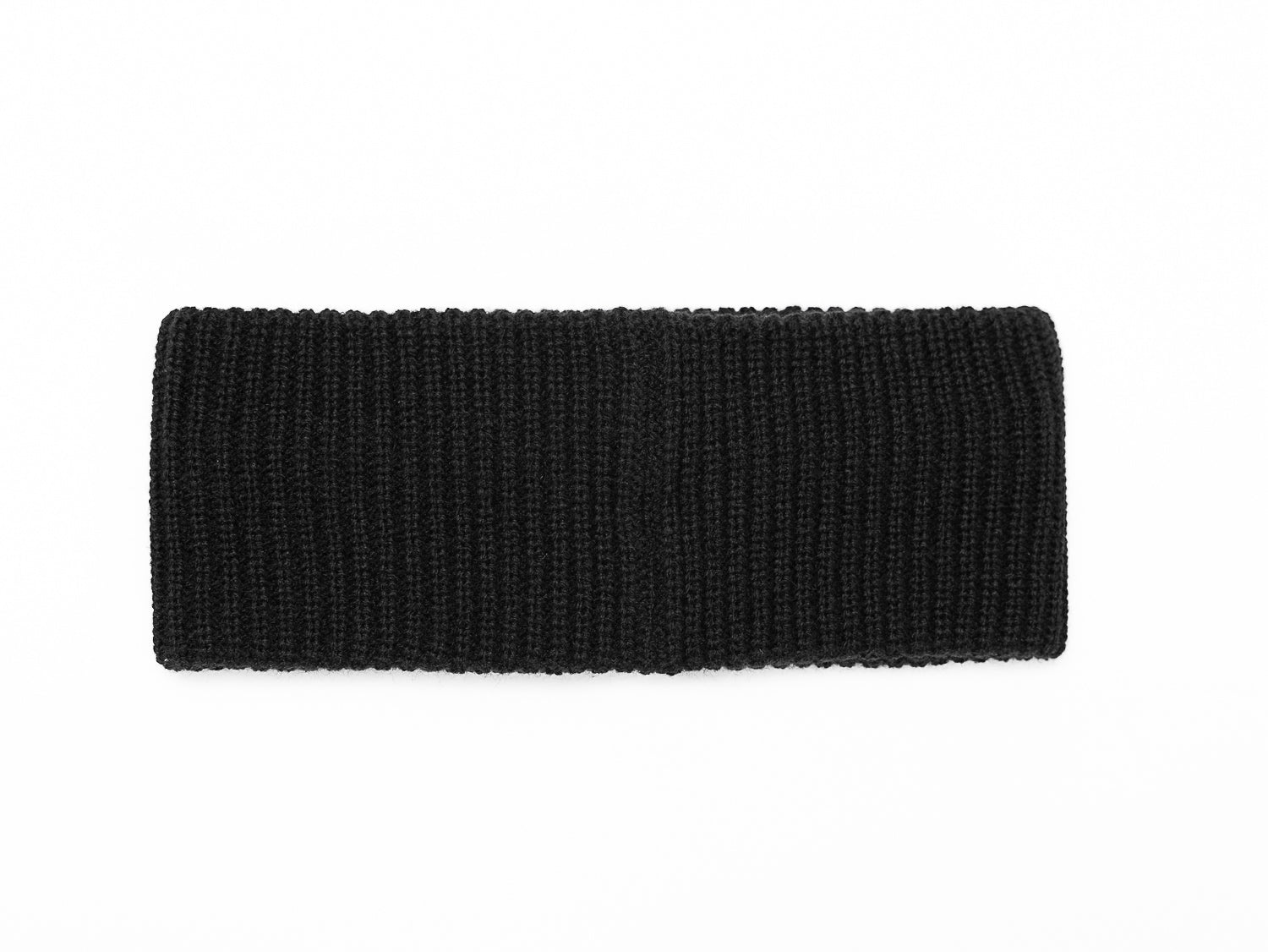 Neutral Society Knitted Headband Black - Soft Stretchy Hair Band for Women & Girls - Perfect for Workouts, Yoga, Running, and Winter Warmth