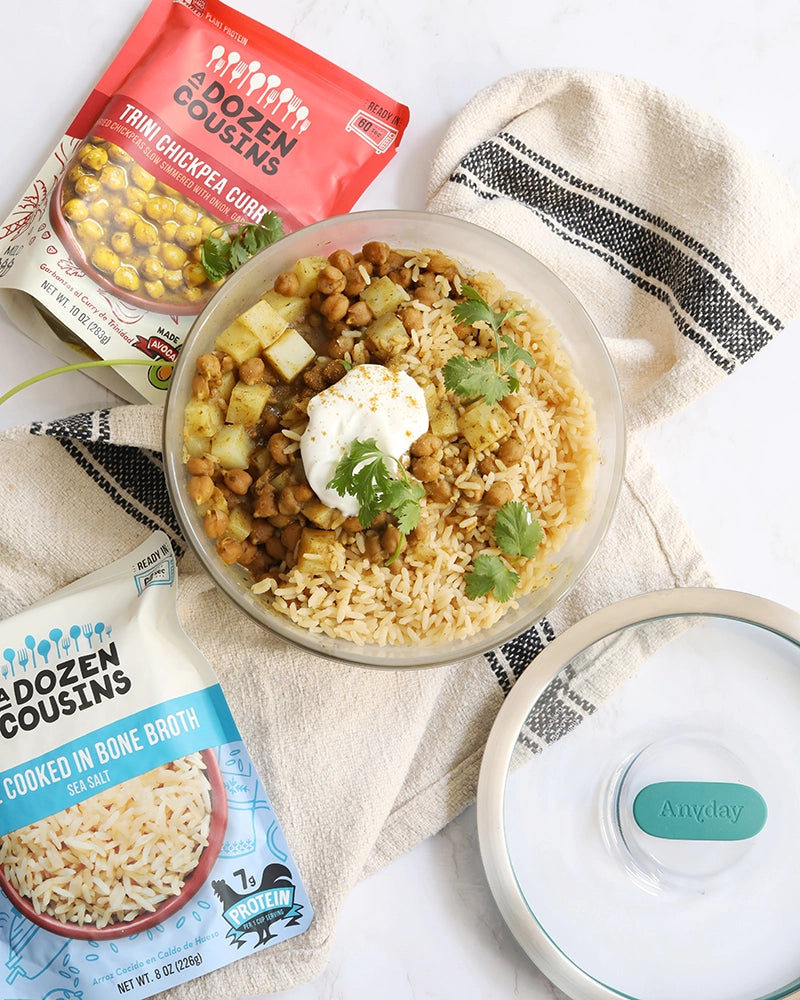 Organic Chickpea & Potato Curry - Ready to Eat, Vegan & Gluten-Free - Perfect for Quick Meals, Meal Prep & Healthy Lunches