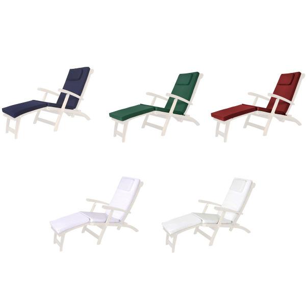 Premium Steamer Chair Cushion - Waterproof & Comfortable Outdoor Seat Pad for Patio, Deck, Poolside - Perfect for Lounging, Sunbathing, and Relaxing