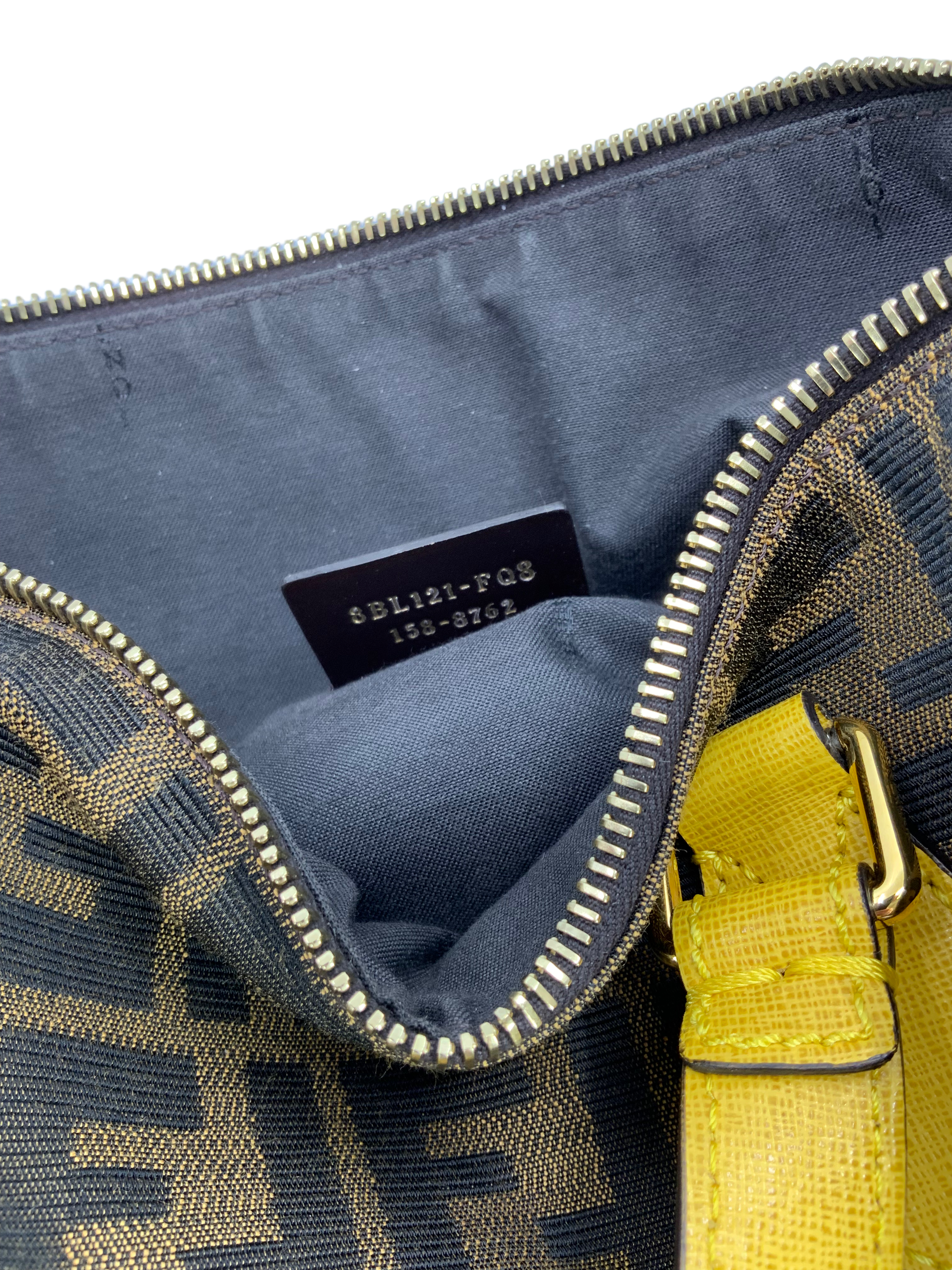 FENDI Zucca Canvas Chef Boston Bag - Stylish & Durable Designer Handbag for Women, Perfect for Work, Travel & Everyday Use