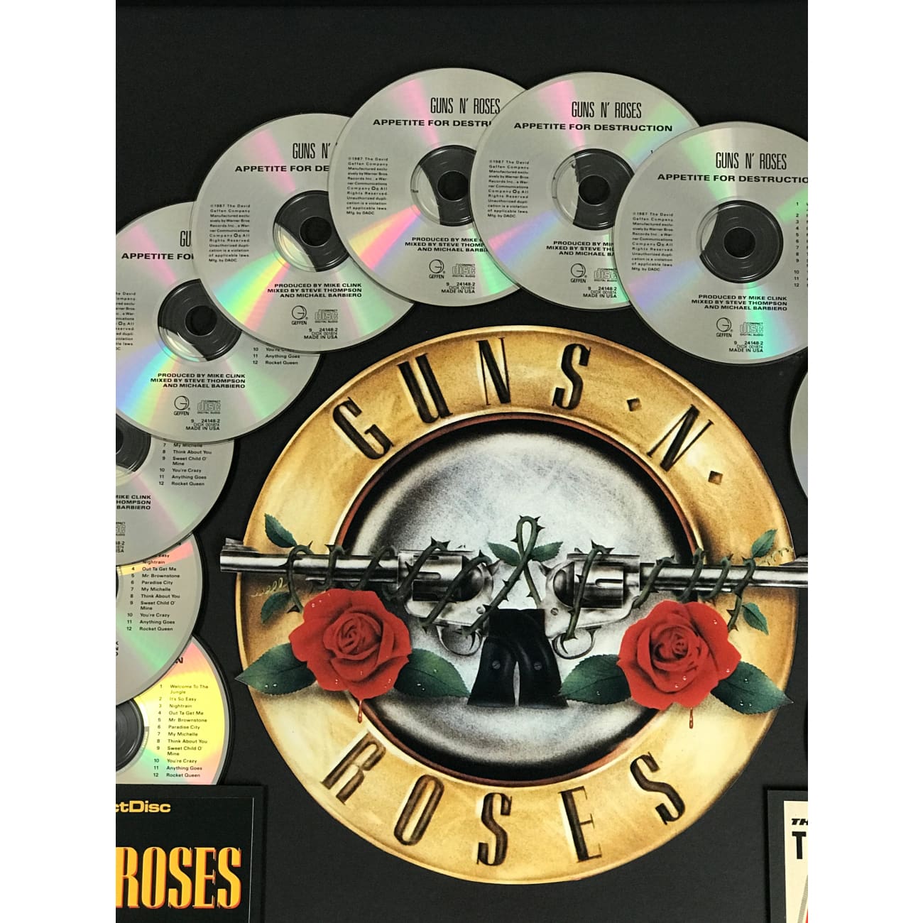 Guns N' Roses Appetite For Destruction & GNR Lies Combo - Geffen Records Award Winning Album Set - Perfect for Rock Music Fans & Vinyl Collectors