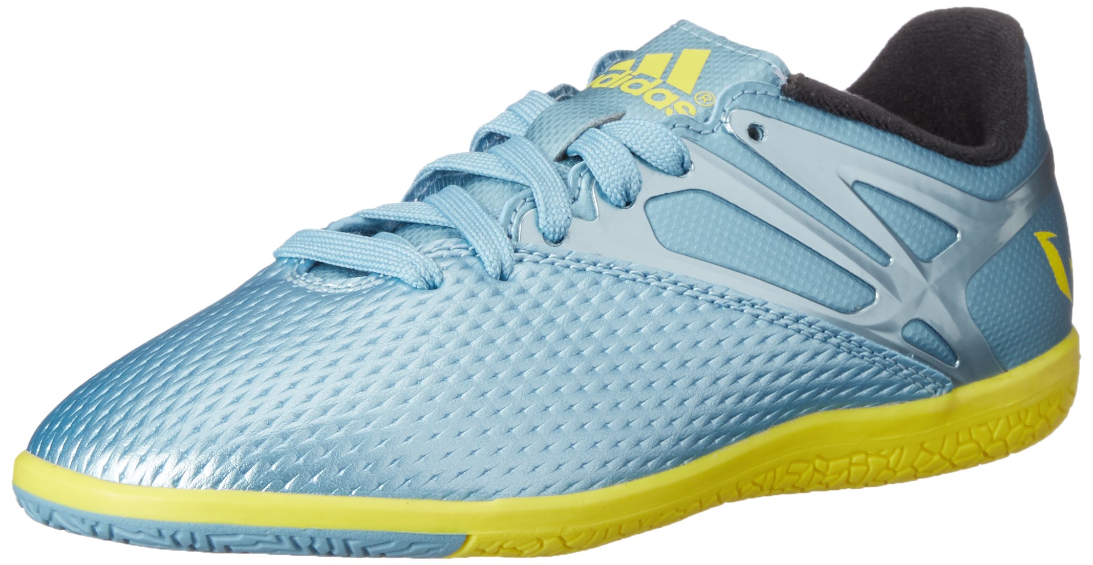 adidas Performance Messi 15.3 Indoor Soccer Shoes for Kids - Lightweight Football Cleats for Boys & Girls - Perfect for Indoor Training & Gym Class