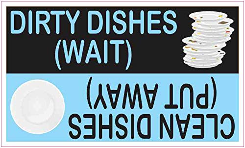 StickerTalk Clean Dirty Dishes Magnet - 5