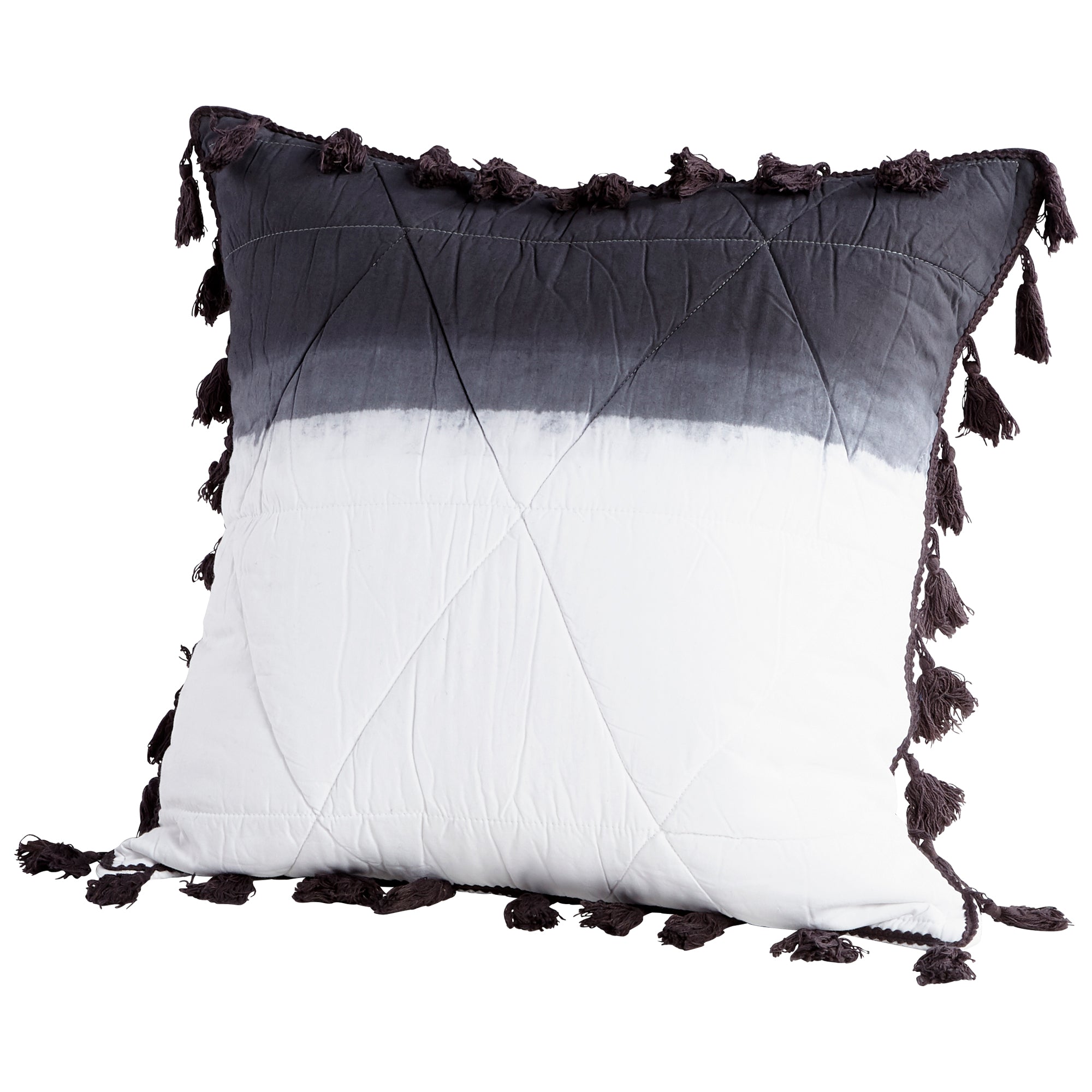 Cyan Design 09398 18x18 Inch Black & White Decorative Pillow Cover - Modern Home Decor for Living Room, Bedroom & Sofa
