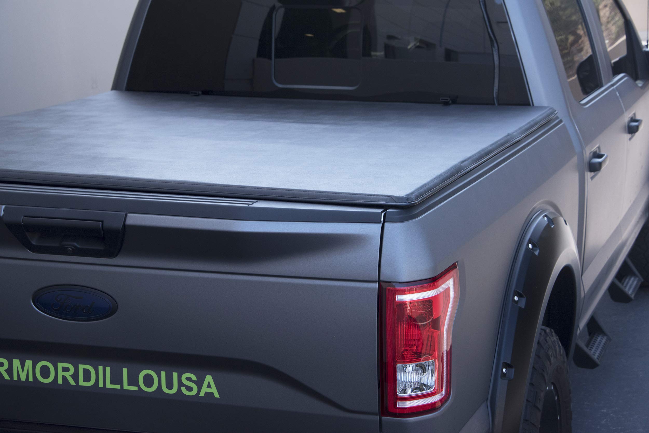ArmorDillo USA CoveRex FS3 Series Soft Tri-Fold Truck Bed Tonneau Cover for 2005-2015 Toyota Tacoma (6 Ft Bed) | Waterproof & Durable Pickup Truck Accessory for Hauling & Outdoor Adventures