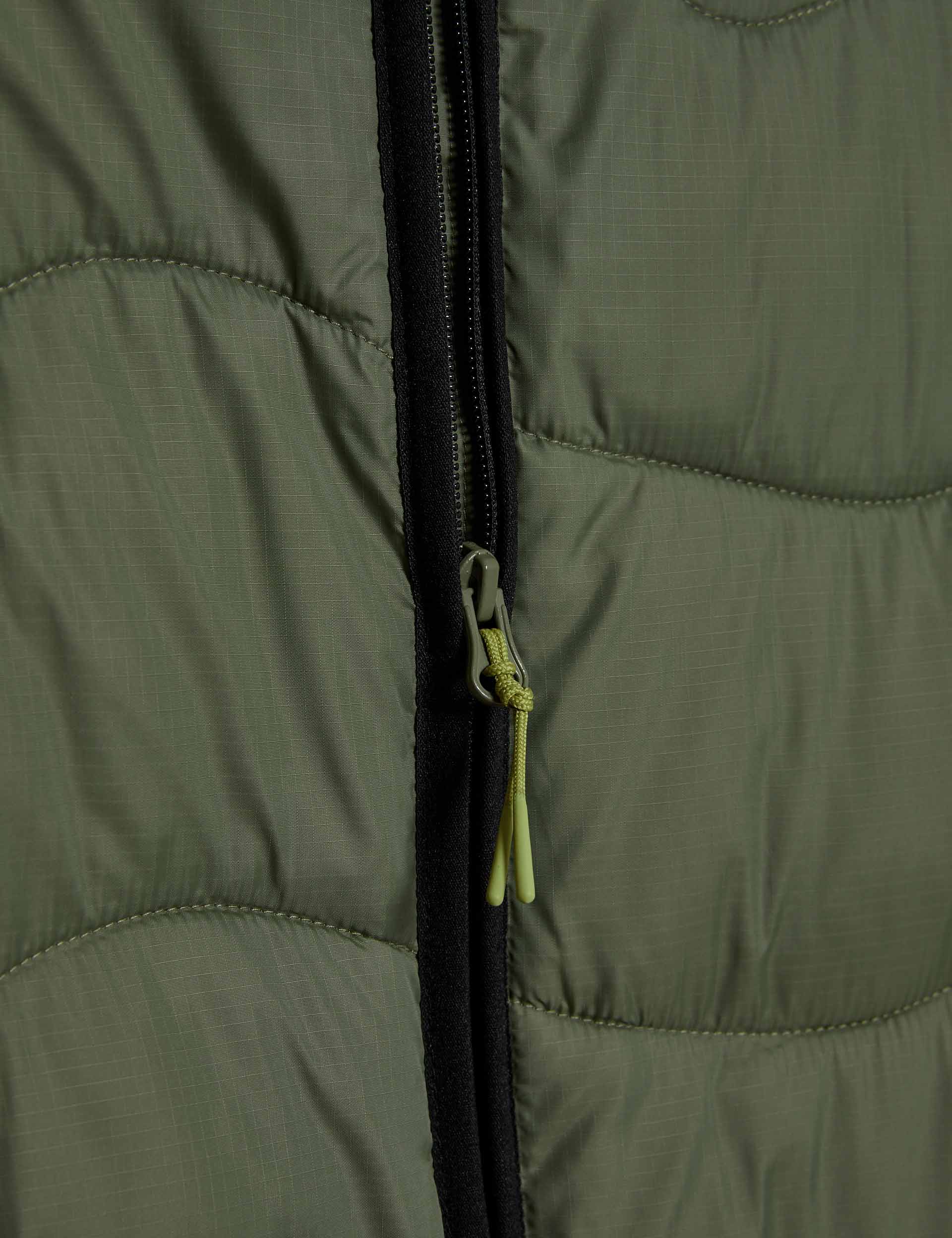 Stormwear Quilted Hooded Longline Puffer Coat for Women - Warm Winter Jacket, Waterproof Windbreaker, Dark Khaki - Perfect for Snowboarding, Skiing & Cold Weather Outdoor Activities