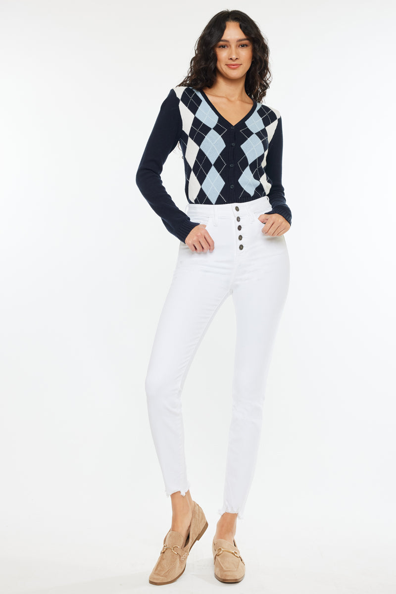 Gayle High Rise Super Skinny Jeans for Women - Stretch Denim Pants Slim Fit Tummy Control - Perfect for Casual Wear, Night Out & Everyday Fashion