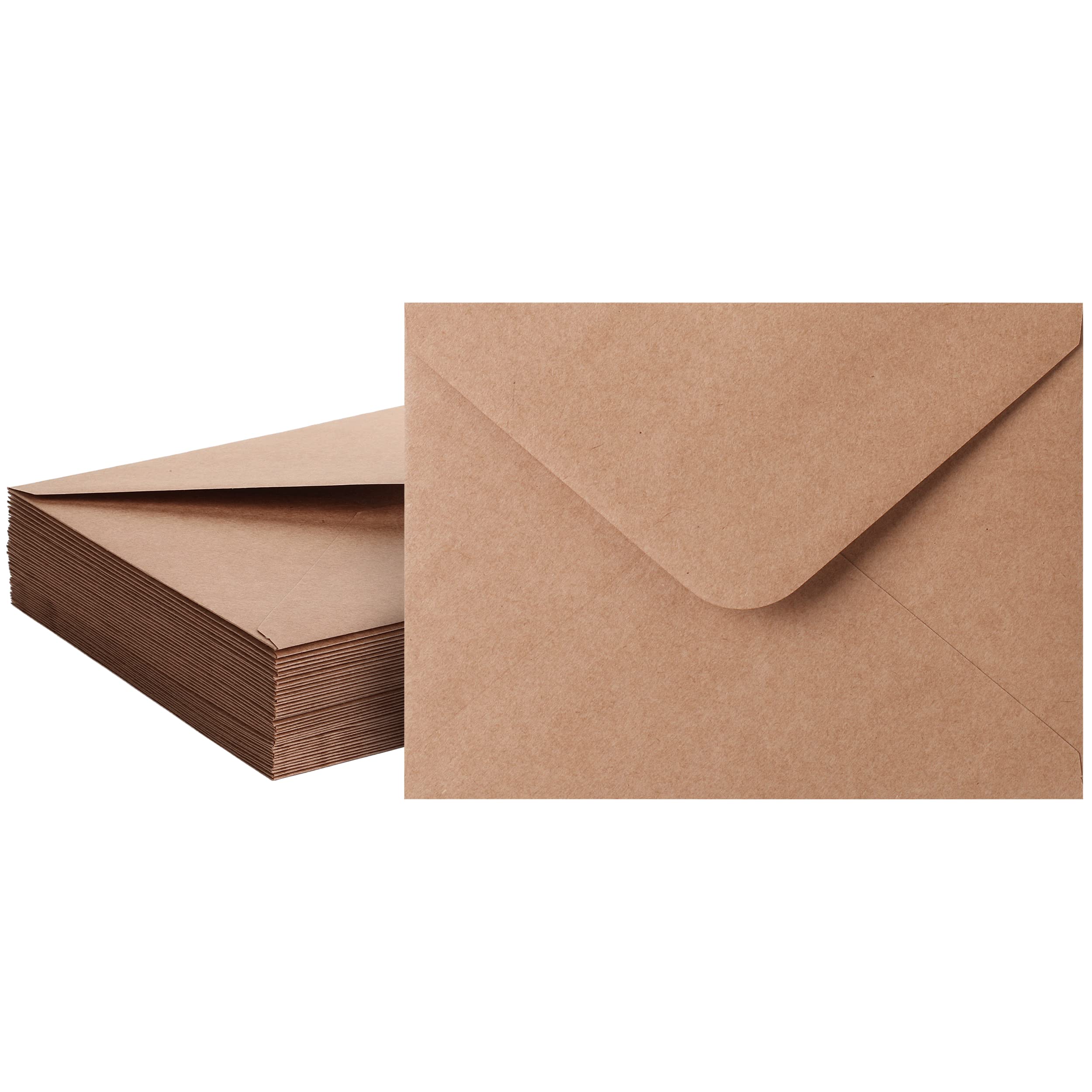 Mr. Pen - 39 Pack Kraft Envelopes, 5x7 Inch A7 Size, Brown Cardstock Paper Invitation & Postcard Mailers | Perfect for Wedding Invitations, Greeting Cards, Business Correspondence & Mailing Photos