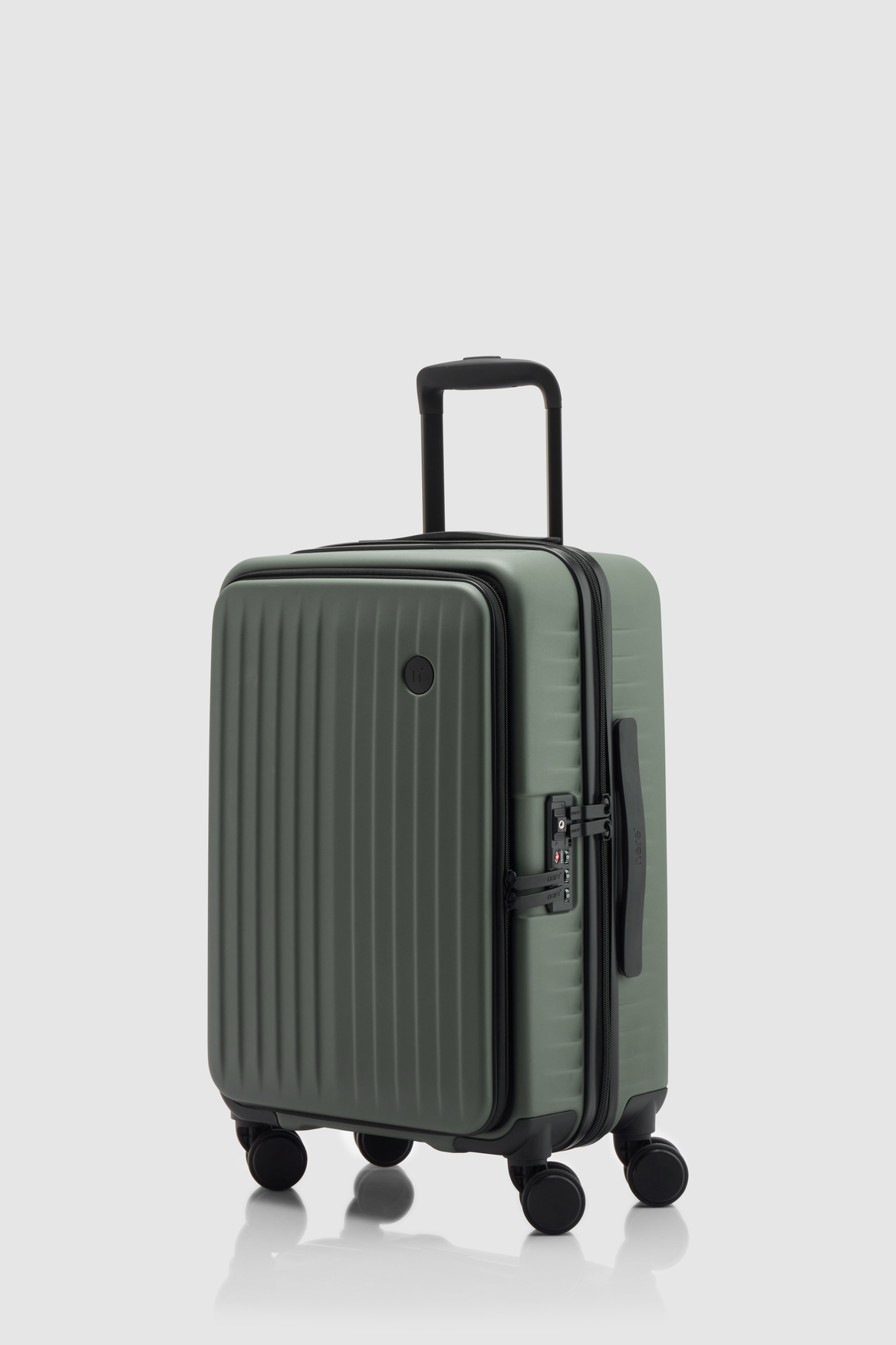 Venture Dual Open 56cm Luggage - Lightweight Spinner Suitcase with 360° Wheels for Travel, Business Trips & Vacations | Durable Hardshell Carry-On & Check-In Bag