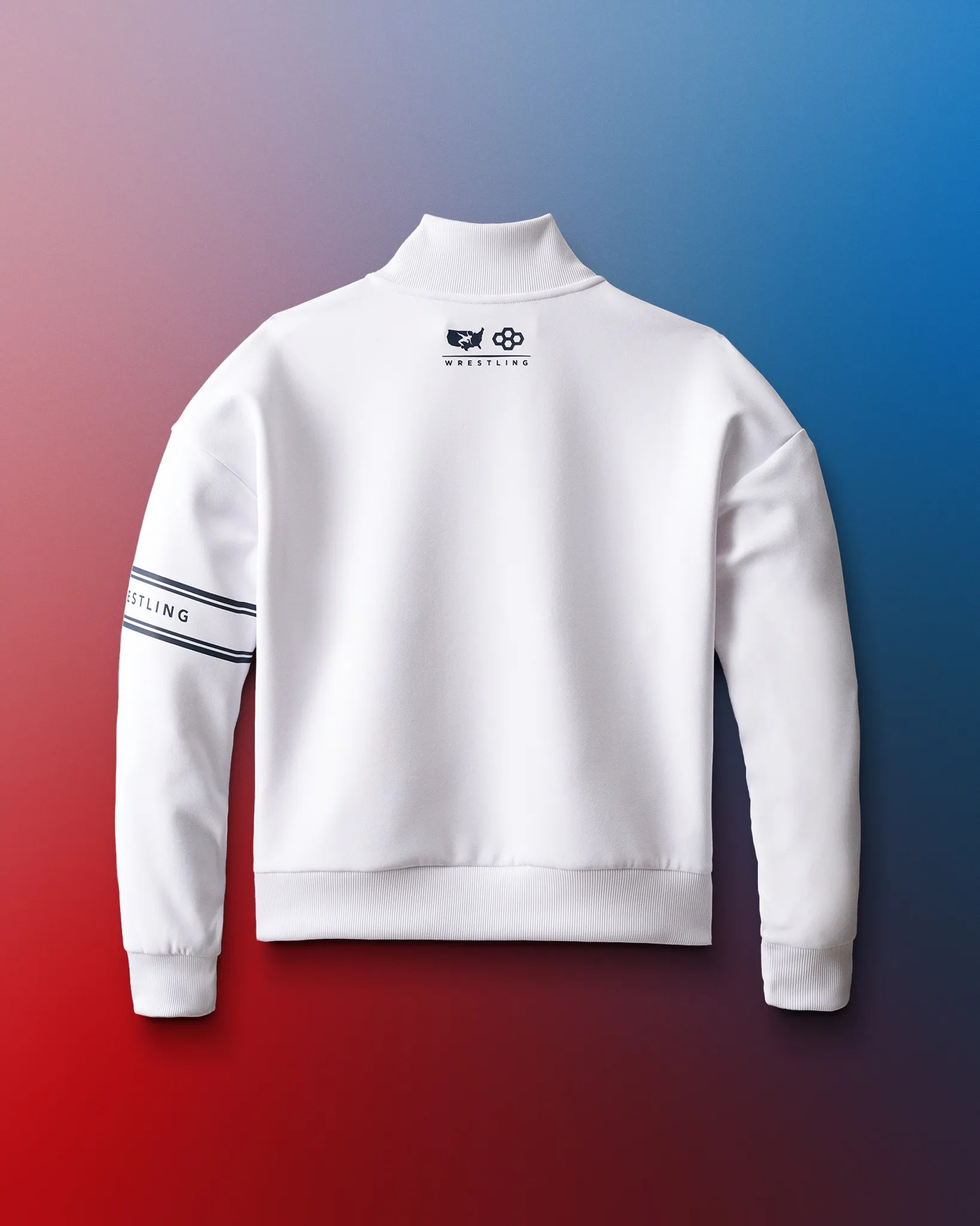 VIK USA Wrestling Chronicle Women's Elite Jacket - White | Performance Training & Competition Jacket for Female Wrestlers