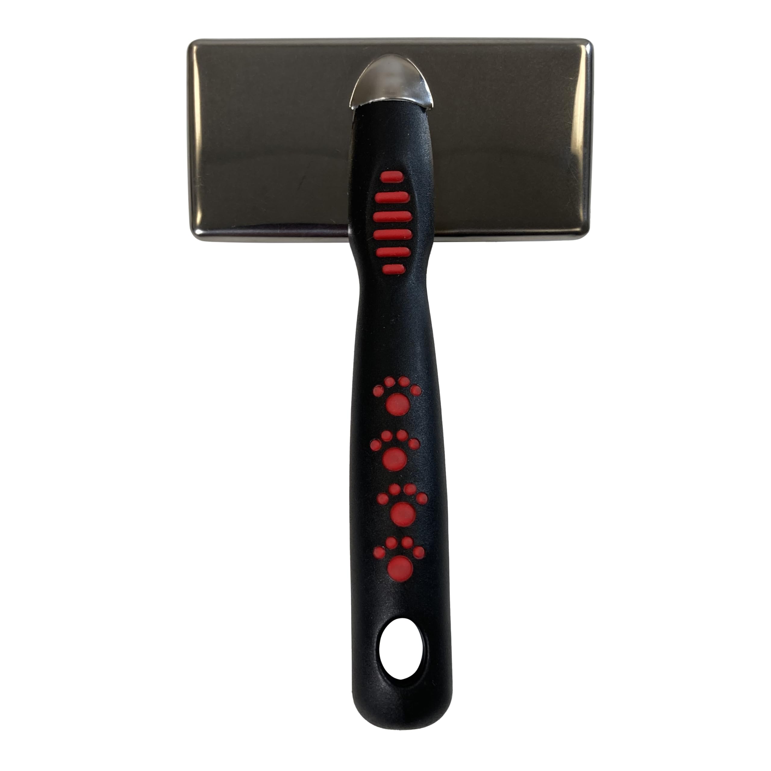 Ryan's Pet Supplies Paw Brothers Soft Flat Slicker Brush for Dogs - Gentle Grooming Brush with Coated Tips for Small & Medium Dogs | Maximum Coverage & Skin-Friendly | Perfect for Daily Brushing & Shedding Control