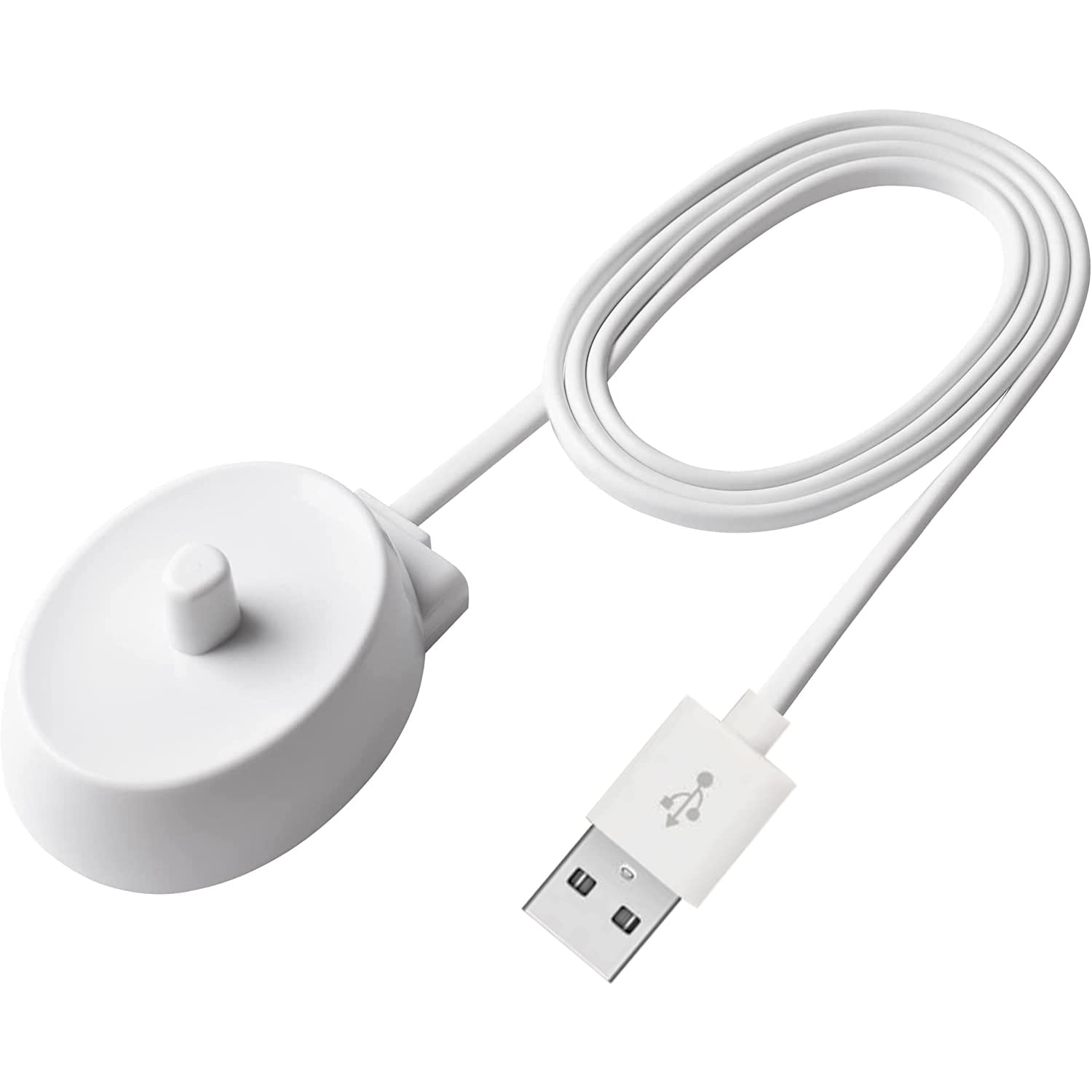 Braun Oral-B Electric Toothbrush USB Charger - Waterproof Inductive Charging Base for Oral-B Model 3757, Portable Travel Adapter | Perfect for Home, Office & Travel Use