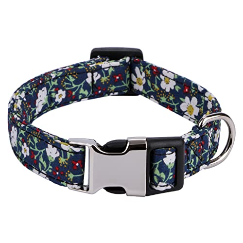 Dark Green base, White Red Flowers