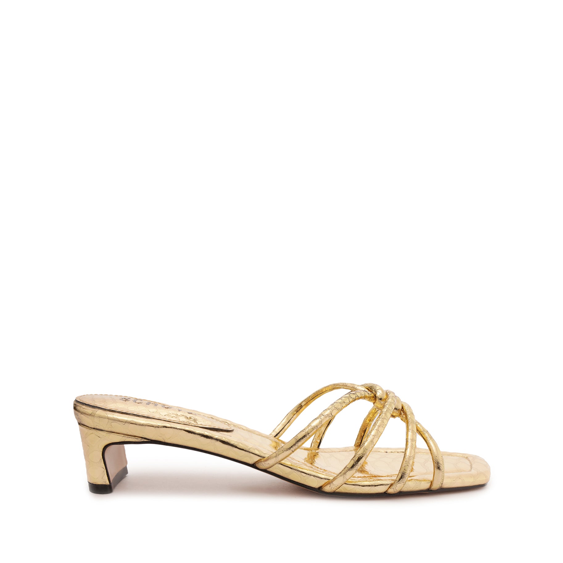 Rachel Women's Metallic Mule Sandals - Comfortable Slip-On Shoes for Casual Wear, Beach, and Summer Outfits