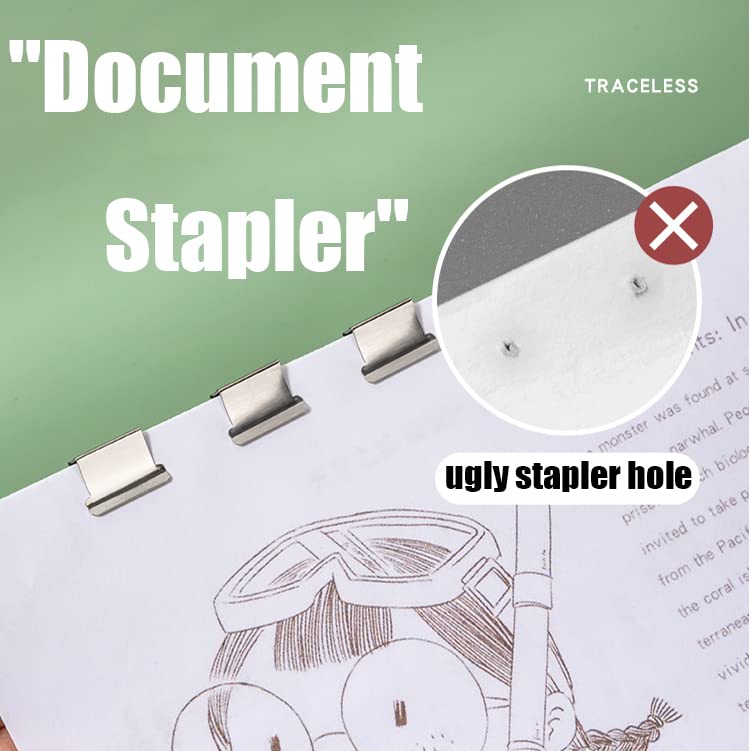 100pcs Stainless Steel Binder Clips - Heavy Duty Metal Refill Clips for Office, School & Home Use | Portable Fast Dispenser for Paper, Documents & Notebooks | Perfect for Organizing Files, Presentations & Bulletin Boards