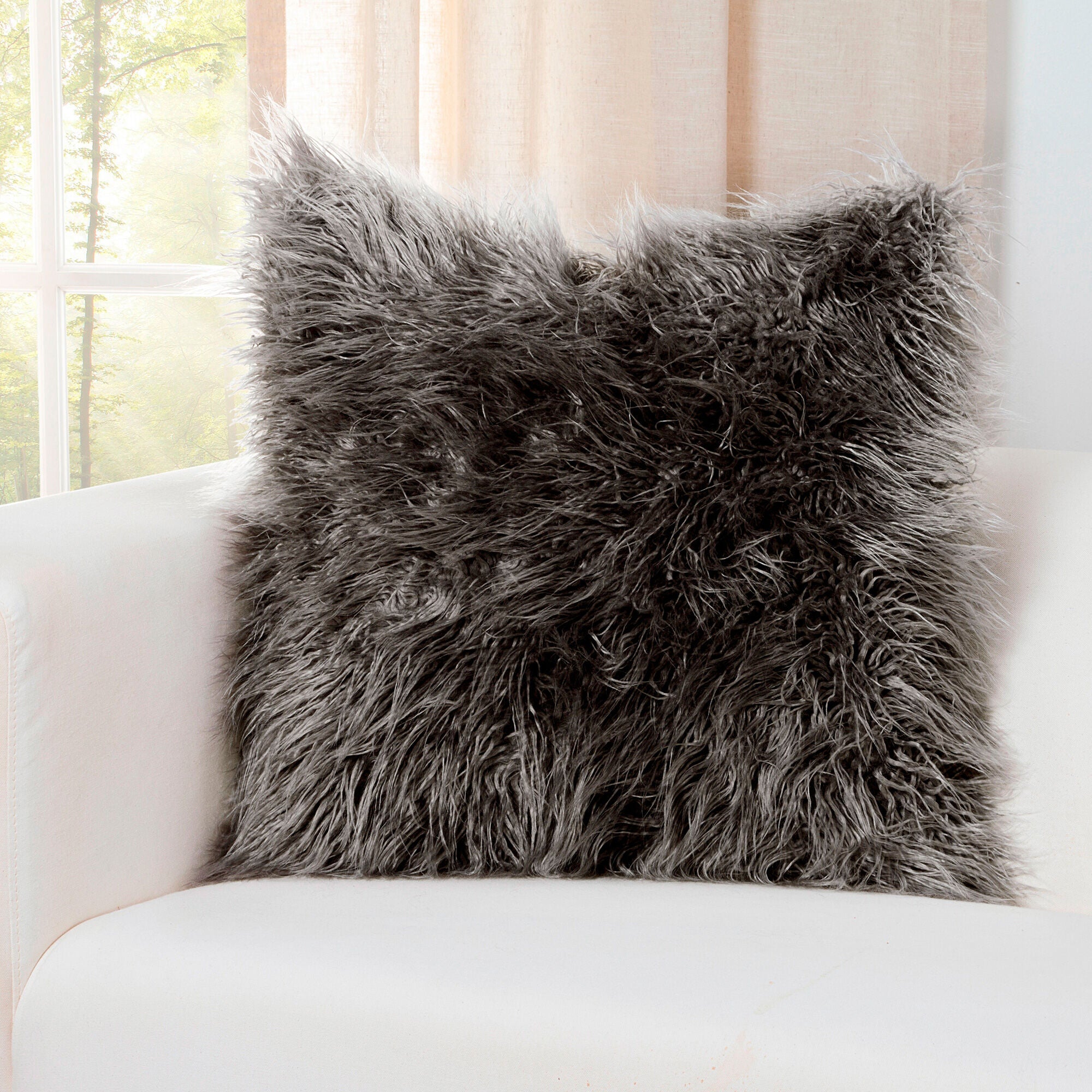 20 Inch Feather Pillow for Bed & Sofa - Ultra Soft & Supportive Llama Design - Perfect for Sleeping, Lounging & Home Decor