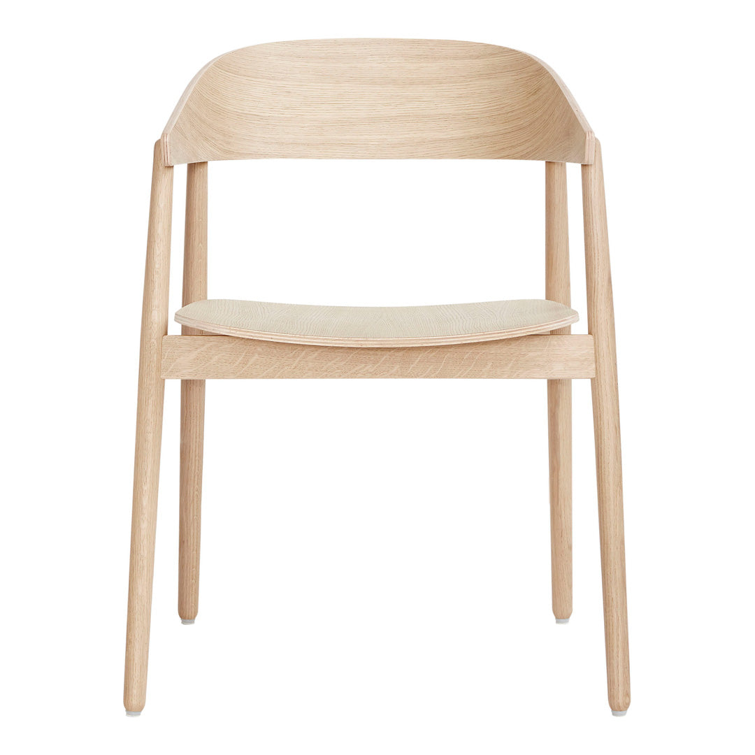 BY Kato AC2 Side Chair - Modern Wooden Dining Chair with Upholstered Seat - Perfect for Kitchen, Dining Room, and Office Workspace