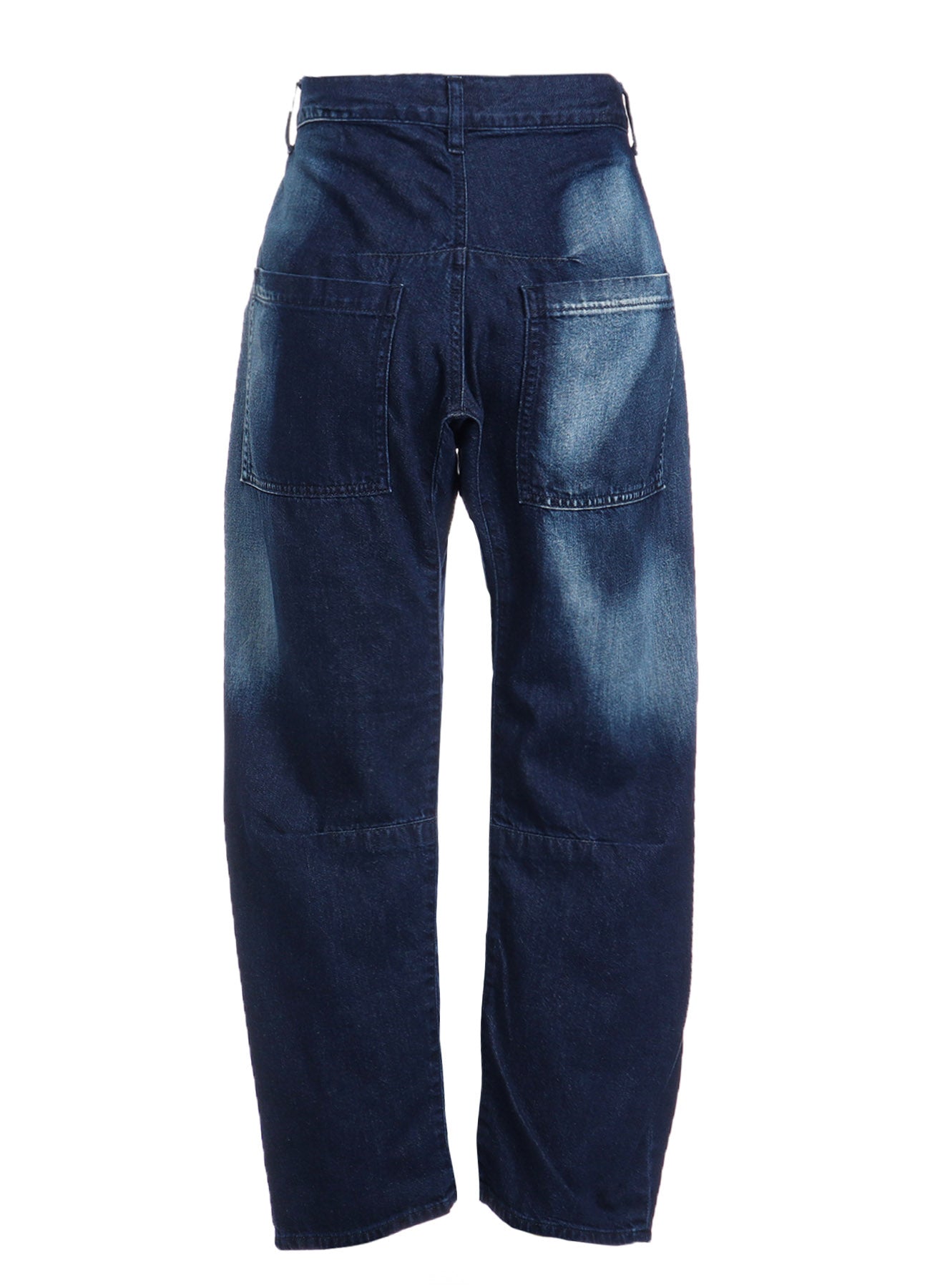 Spotted Denim Gusset Wide Leg Pants for Women - Comfortable Stretch High Waist Trousers for Casual Outfits, Workwear & Street Style Fashion