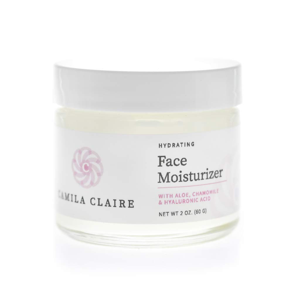 Best Hydrating Face Moisturizer with Hyaluronic Acid & Aloe Vera - Vitamin E, C, B Enriched for Deep Hydration & Collagen Boost | Revitalizes Tired Skin | 2 Oz | Perfect for Daily Skincare Routine & Dry Skin Relief