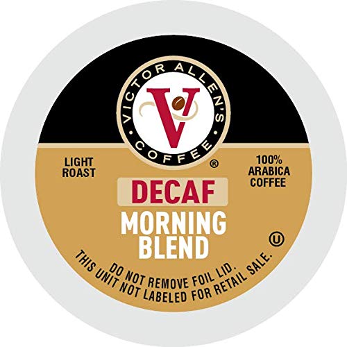 Victor Allen's Morning Blend & Decaf Coffee Pods for Keurig (80 Count) - Medium Roast K-Cups for Home & Office Brewing | Perfect for Breakfast & Afternoon Coffee Breaks