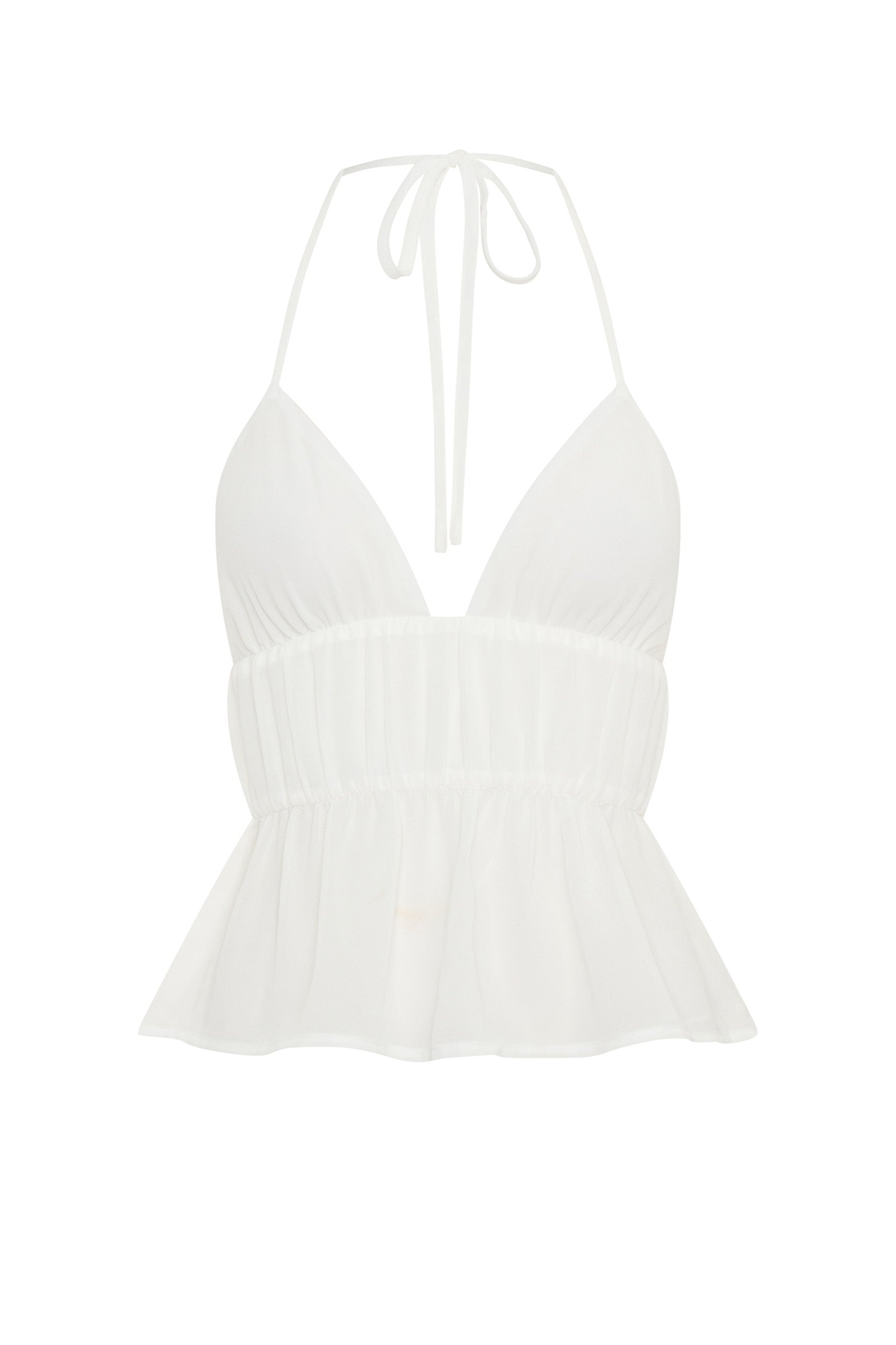 The Odette White Top - Women's Elegant Blouse for Casual & Office Wear | Perfect for Everyday Outfits & Professional Looks