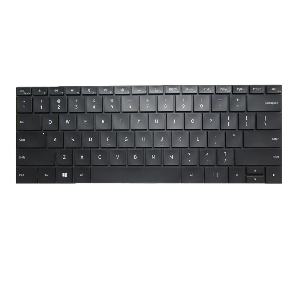 Replacement Backlit Keyboard for Tuxedo Pulse 14 Gen1 Laptop - US Layout (Black) | Perfect for Gaming, Programming & Office Work