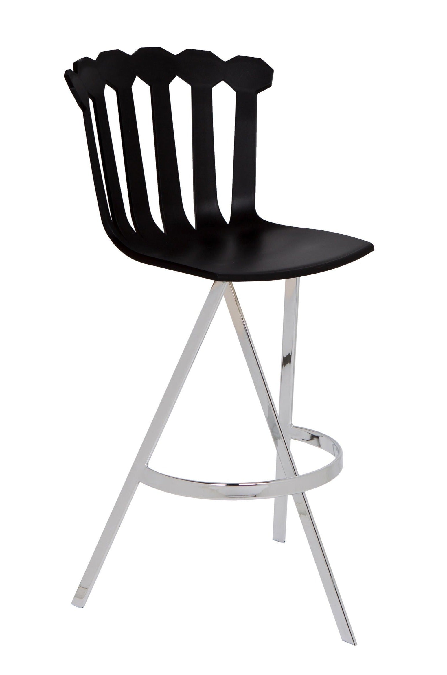 Green Cyber Esmeralda Stool - Modern Bar Stool for Kitchen, Dining & Home Decor - Perfect for Small Spaces & Contemporary Interiors