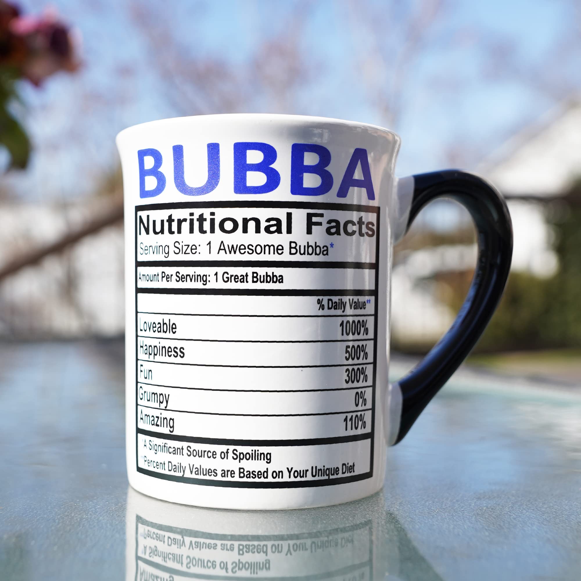 Bubba Cup 16oz Ceramic Coffee Mug - Insulated Travel Mug for Hot & Cold Drinks, Perfect Gift for Men, Dad, Grandpa - Ideal for Home, Office & Outdoor Use