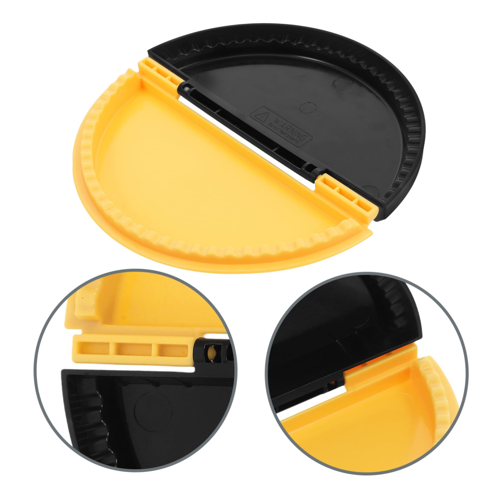 Empanada Maker & Dumpling Press Tool - Plastic Hand Pie Press for Sandwiches, Ravioli, Pierogi - Dough Pressing Device for Homemade Dumplings, Empanadas & Hand Pies - Perfect for Baking, Cooking & Meal Prep