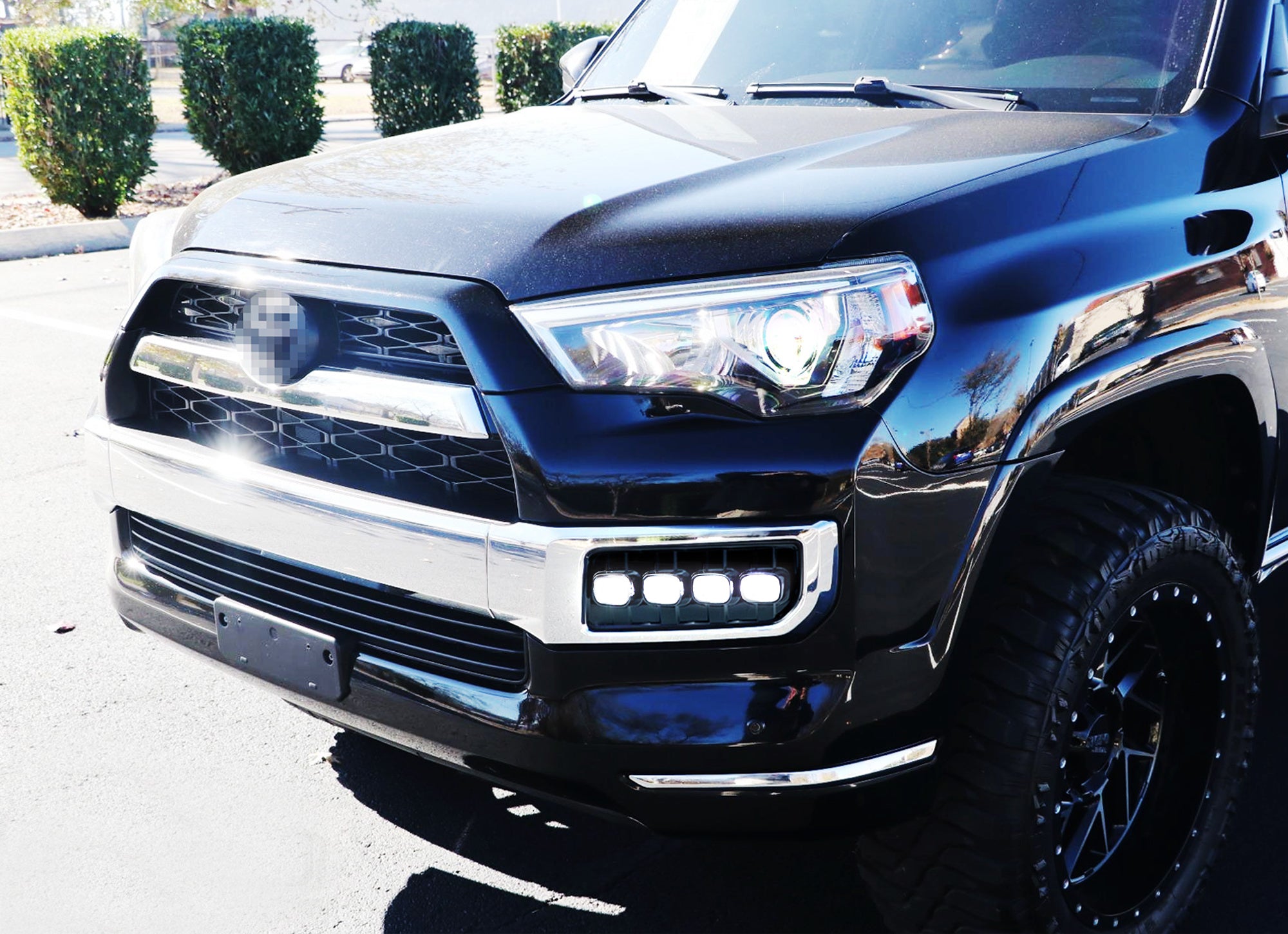2014-2024 Toyota 4Runner Limited Sequential Switchback LED DRL Fog Lights Replacement - Amber White Turn Signal Lights for Off-Road Driving & Night Visibility