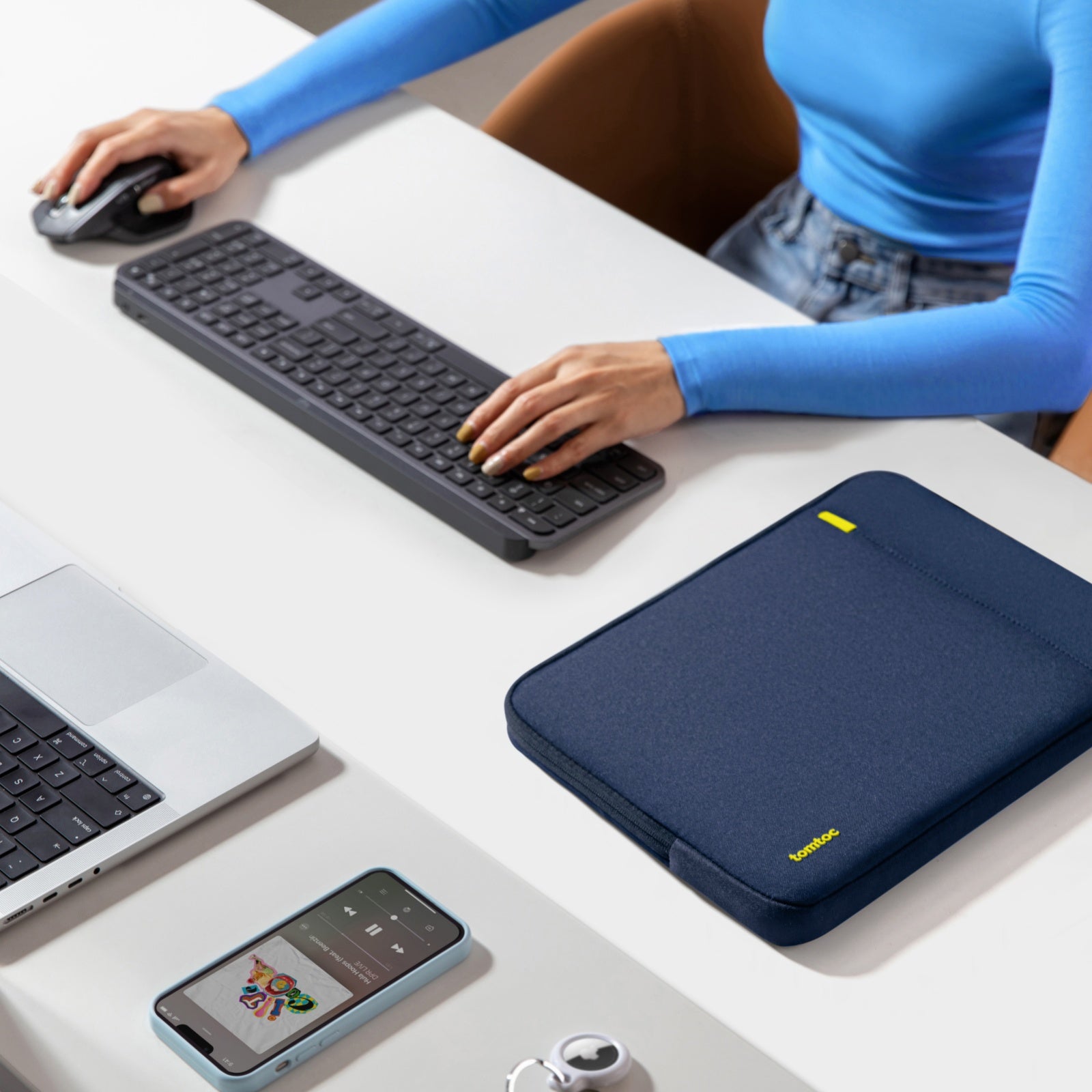Premium Defender A13 Laptop Sleeve for 15-inch MacBook Air - Waterproof & Shockproof Protective Case for Travel, Work & School
