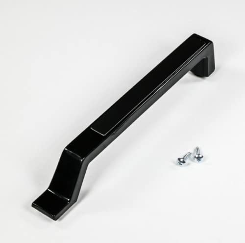 GE Microwave Door Handle Black - Replacement Part PS232240 WB15X309 - Perfect for Kitchen Appliance Repair & Maintenance